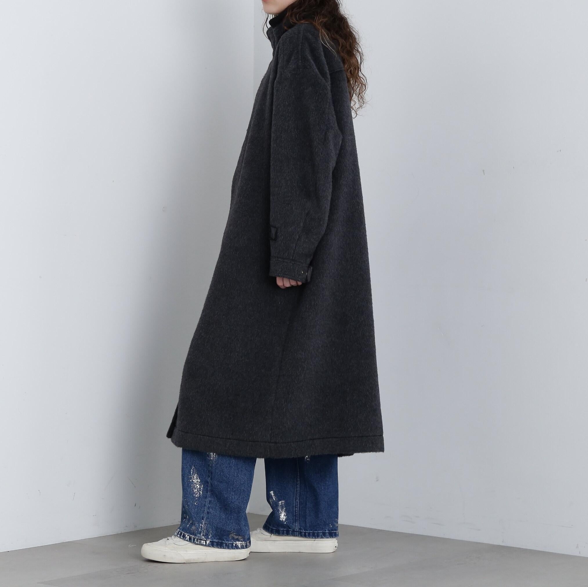 《直営店限定》LONG OUTE>/ロングアウター ブラック