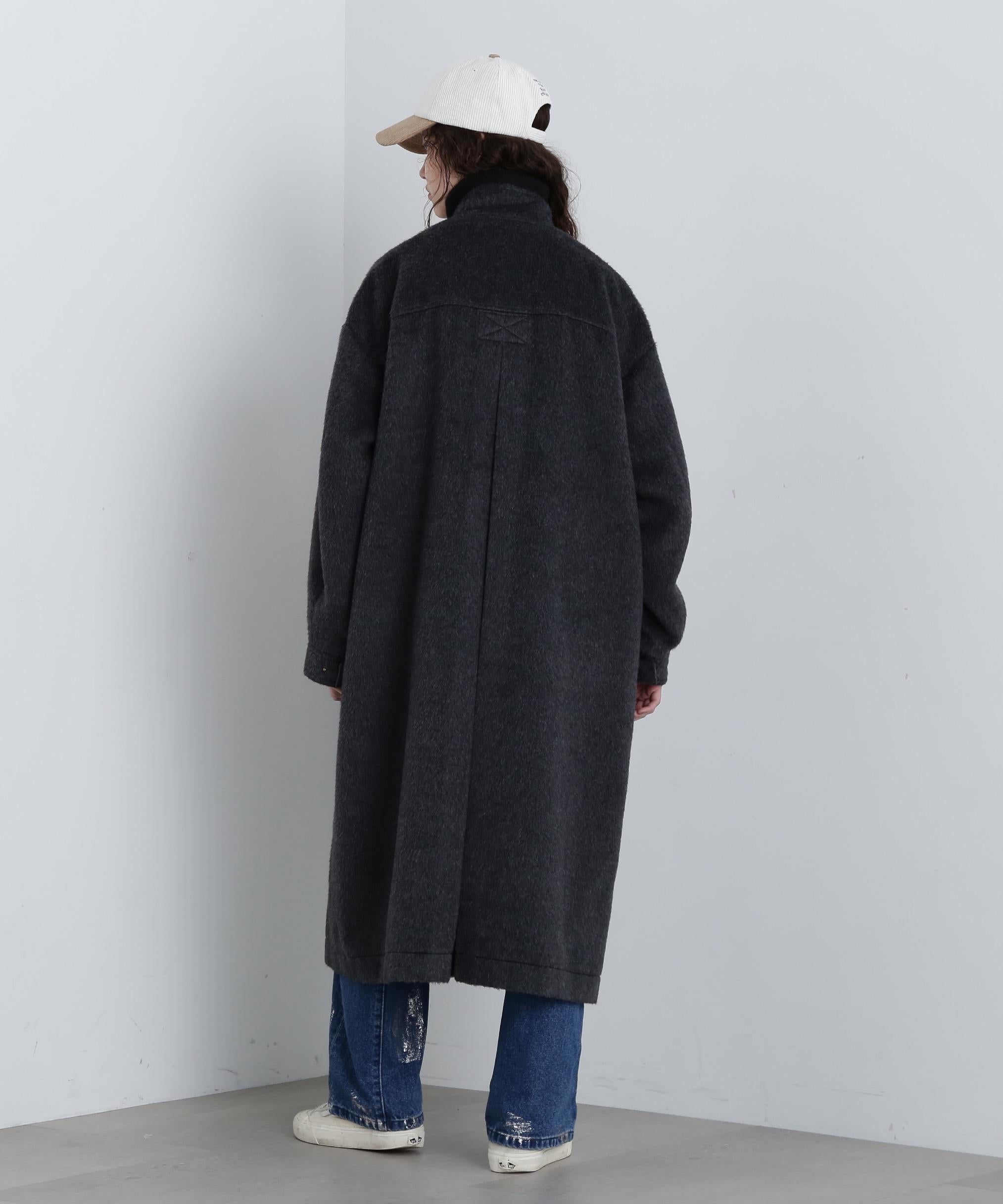 《直営店限定》LONG OUTE>/ロングアウター ブラック