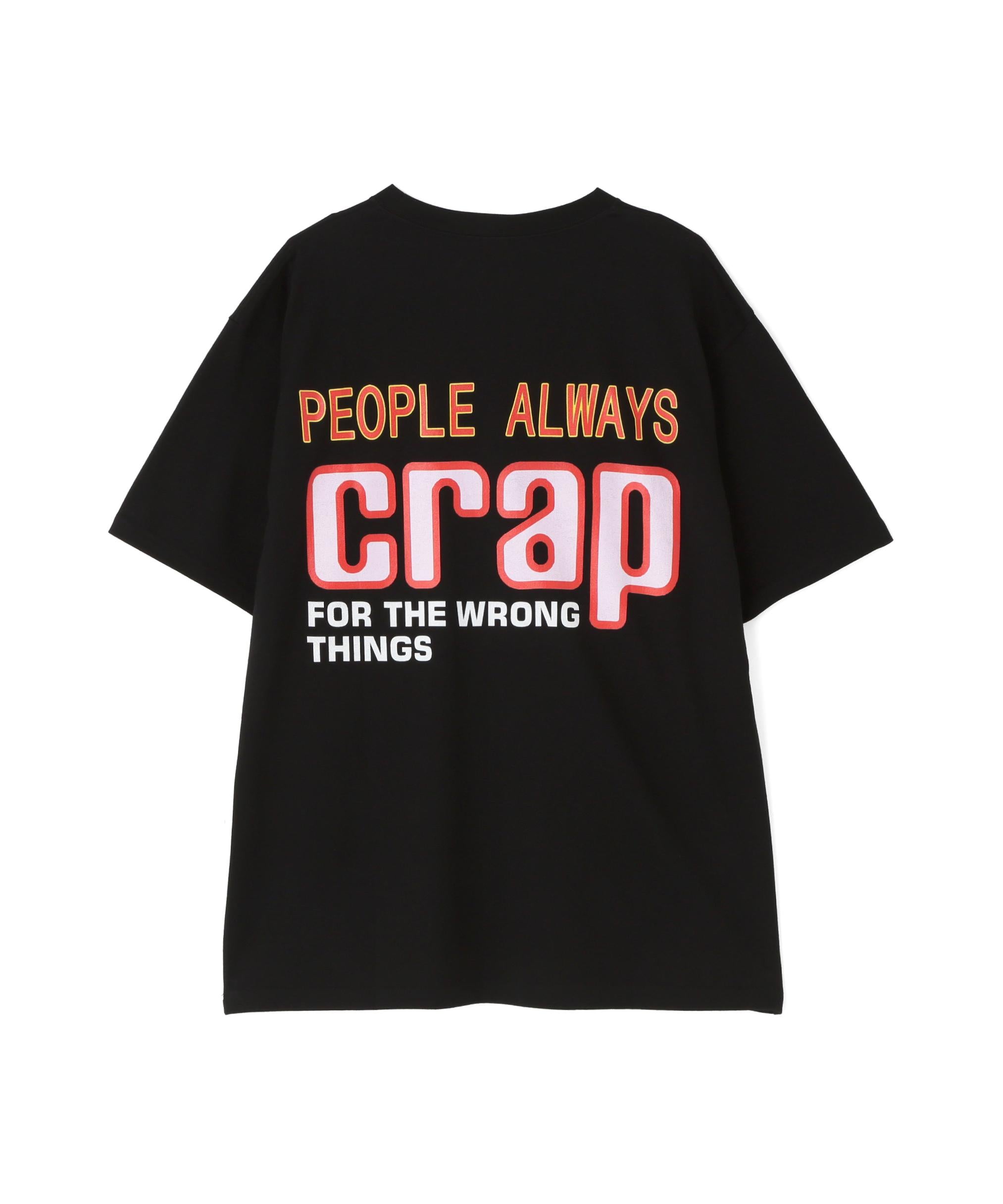 BIAS DOGS/バイアスドッグス/CRAP T-SHIRT ブラック