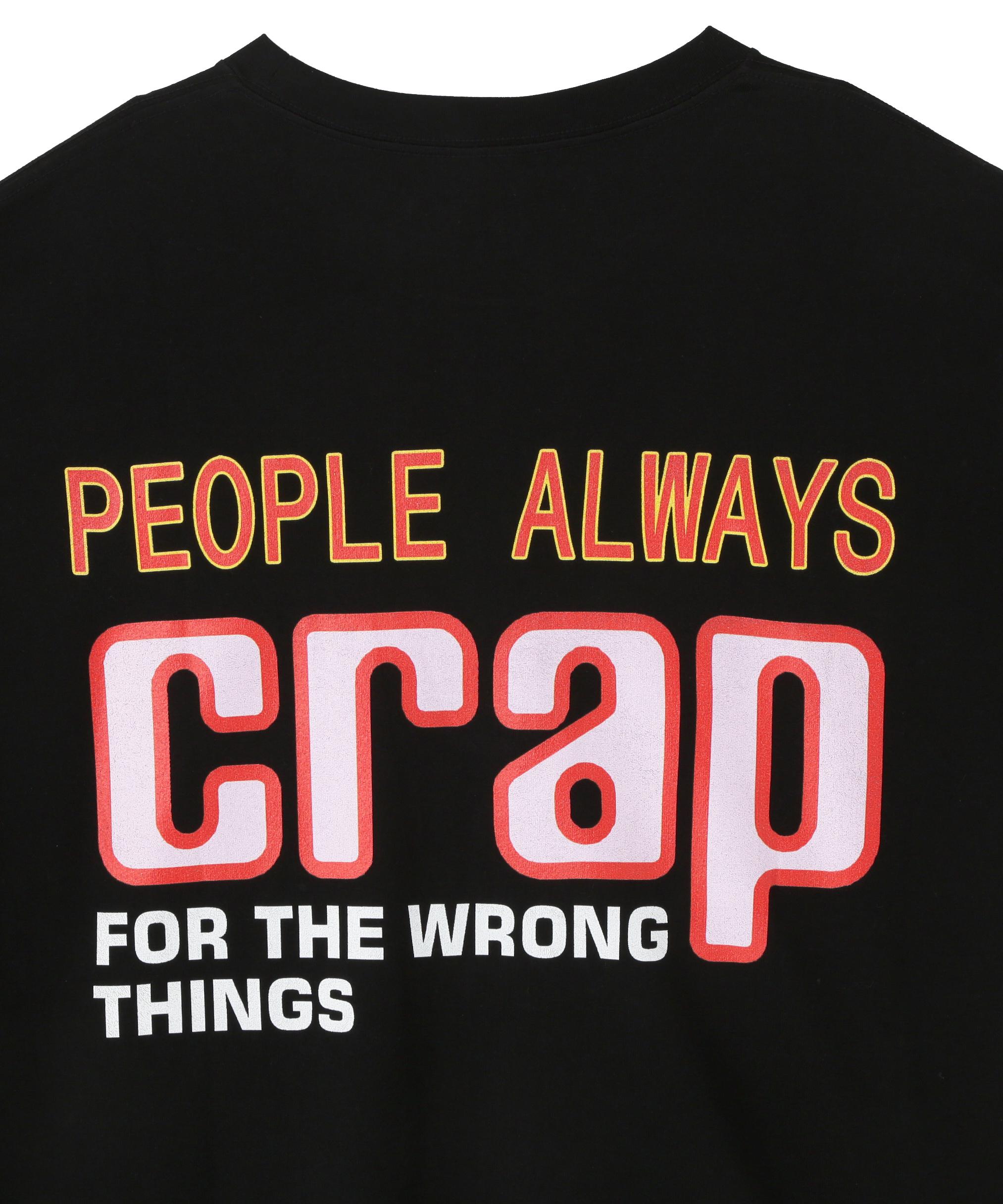 BIAS DOGS/バイアスドッグス/CRAP T-SHIRT ブラック