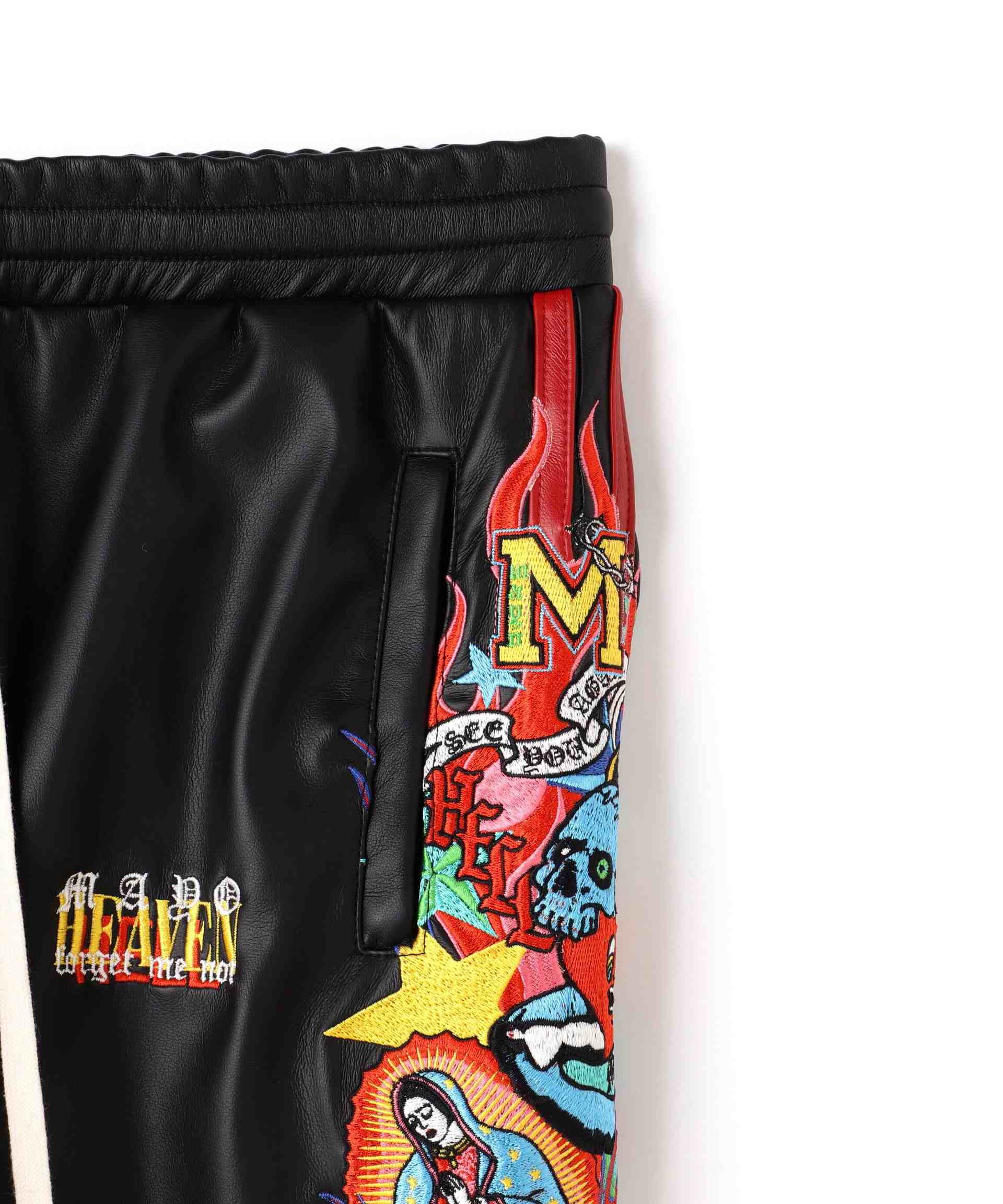 MAYO/メイヨー/別注PU T>ACK PANTS ブラック