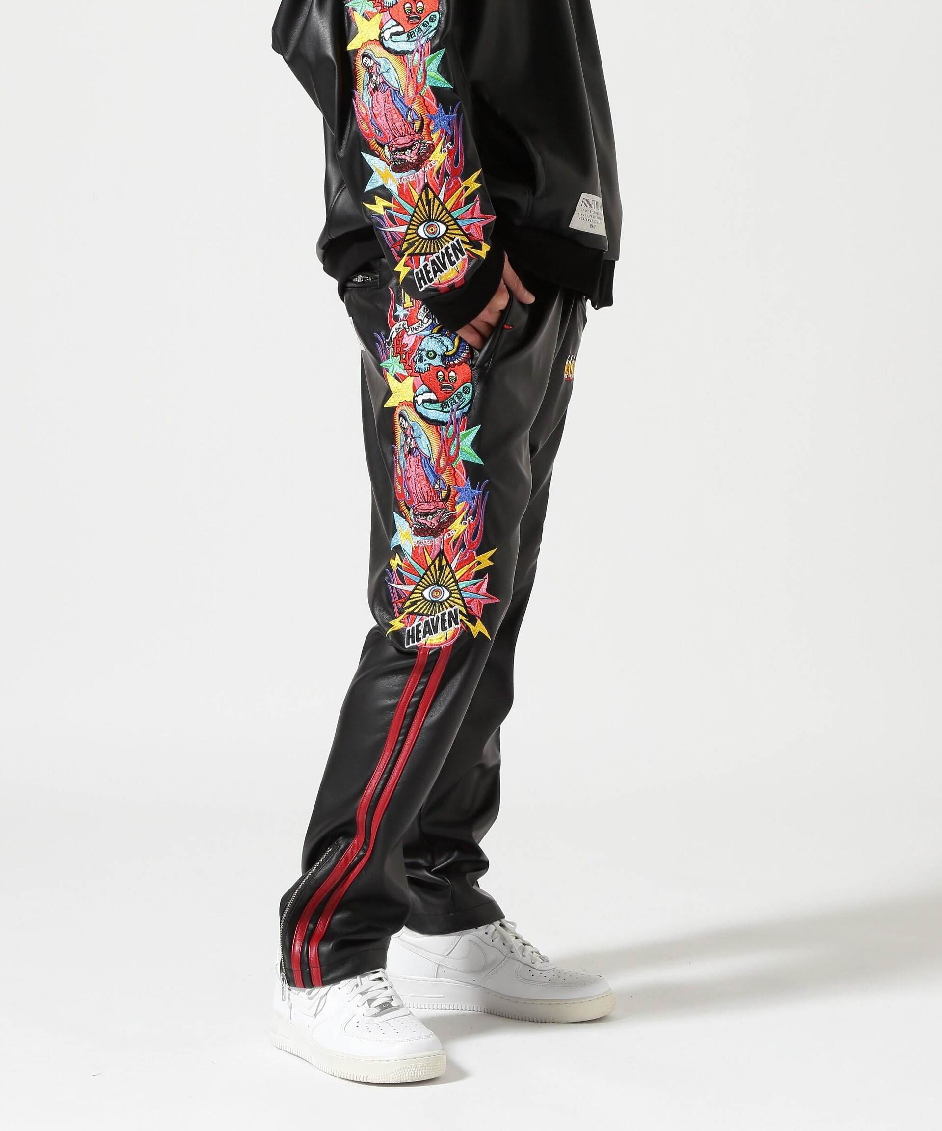 MAYO/メイヨー/別注PU T>ACK PANTS ブラック