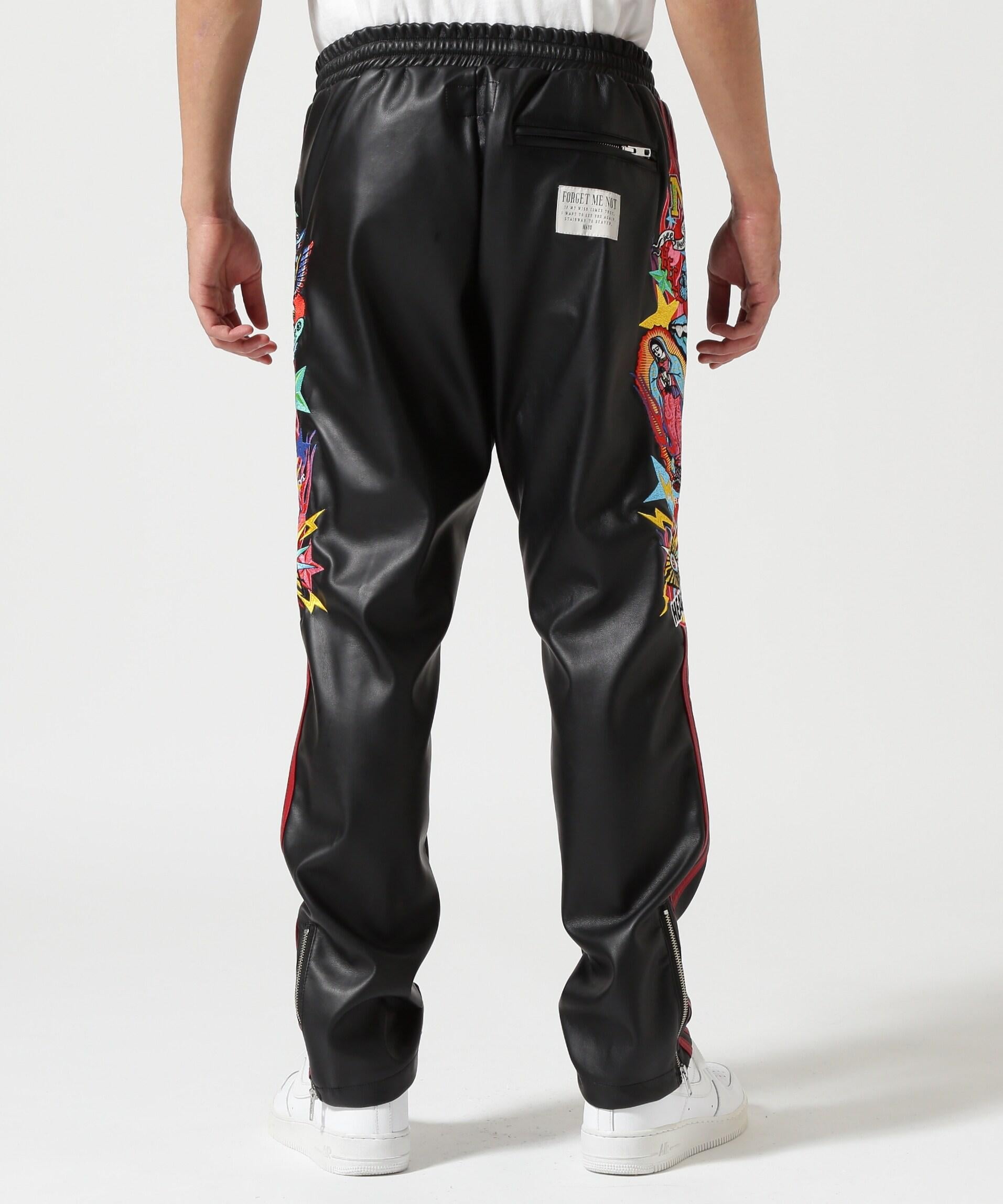 MAYO/メイヨー/別注PU T>ACK PANTS ブラック