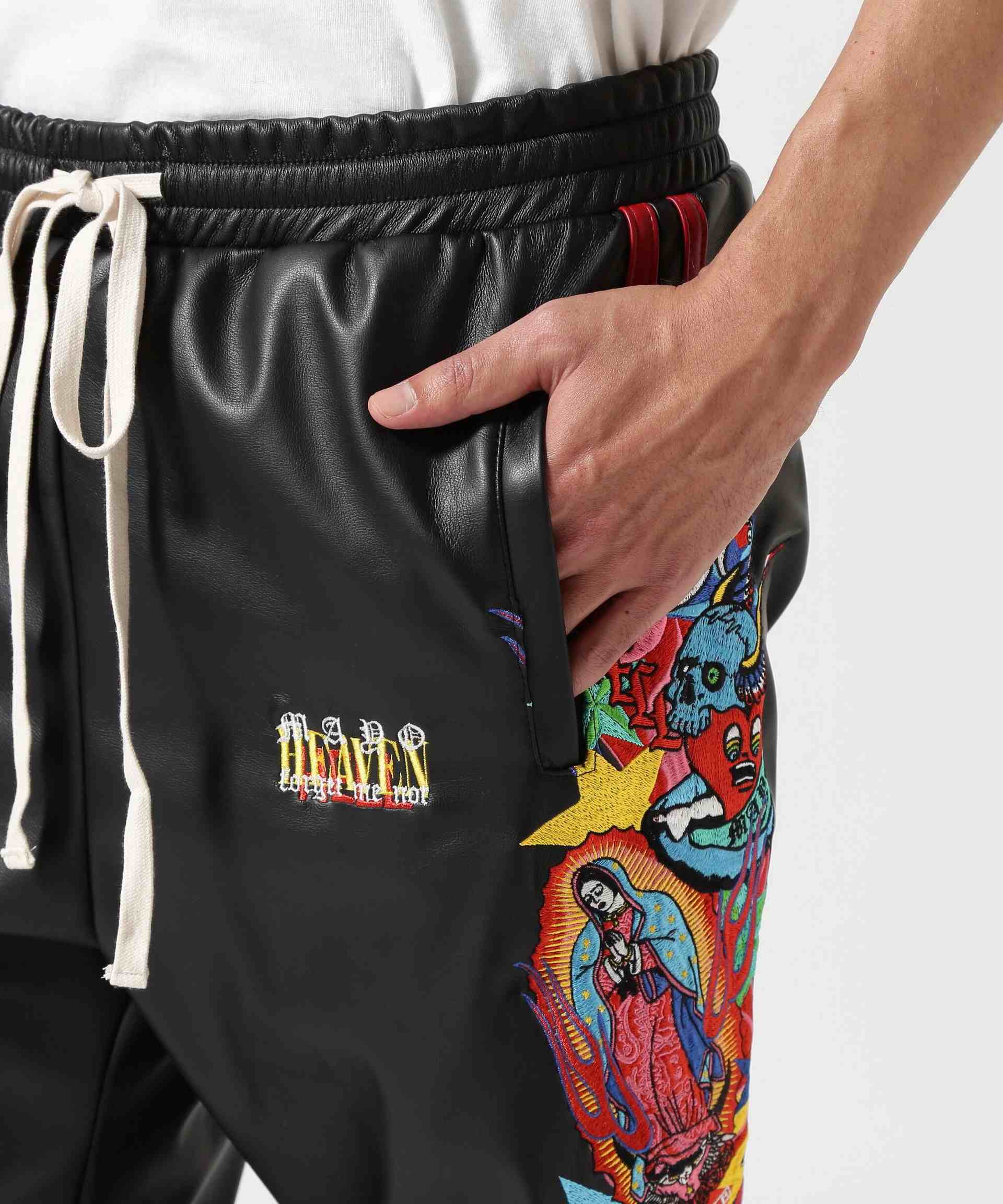 MAYO/メイヨー/別注PU T>ACK PANTS ブラック