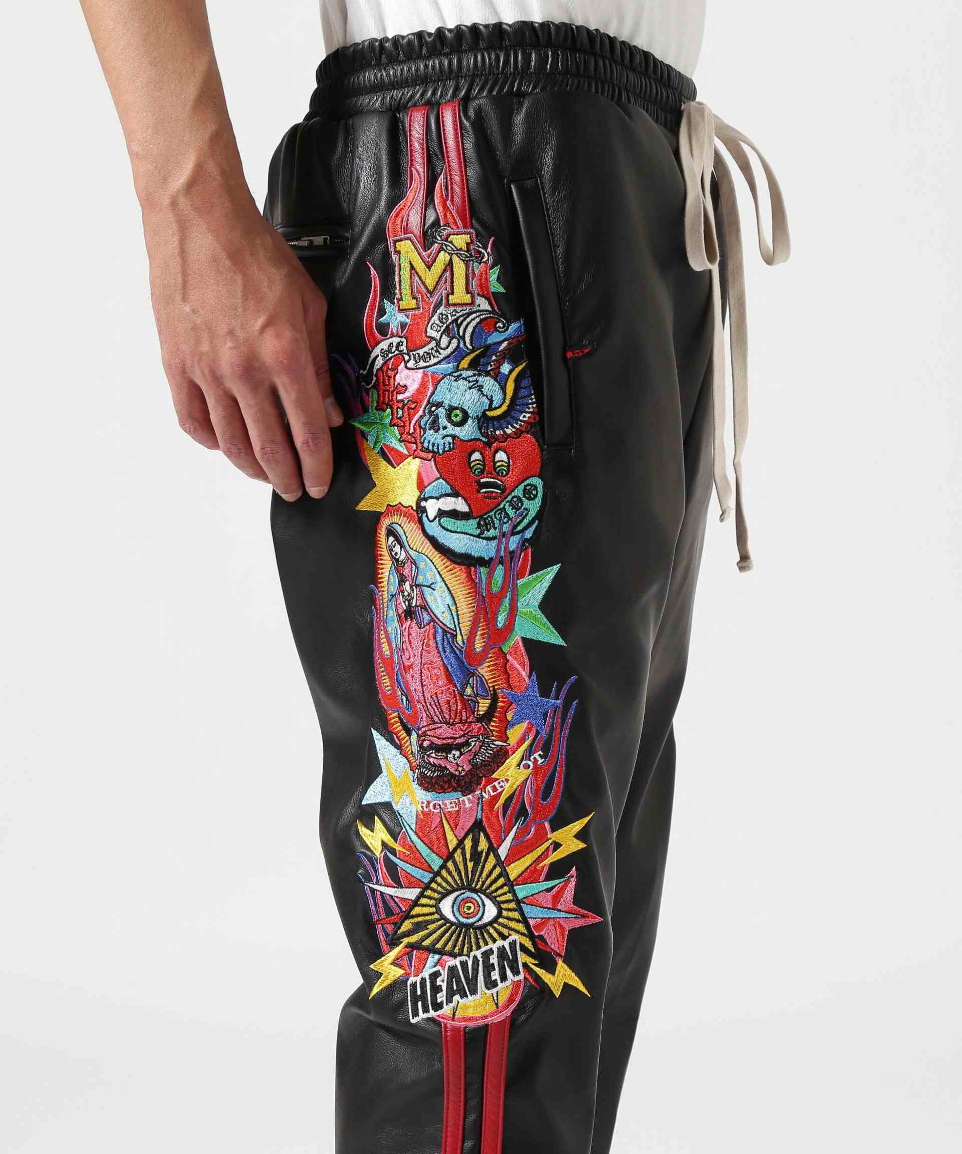 MAYO/メイヨー/別注PU T>ACK PANTS ブラック