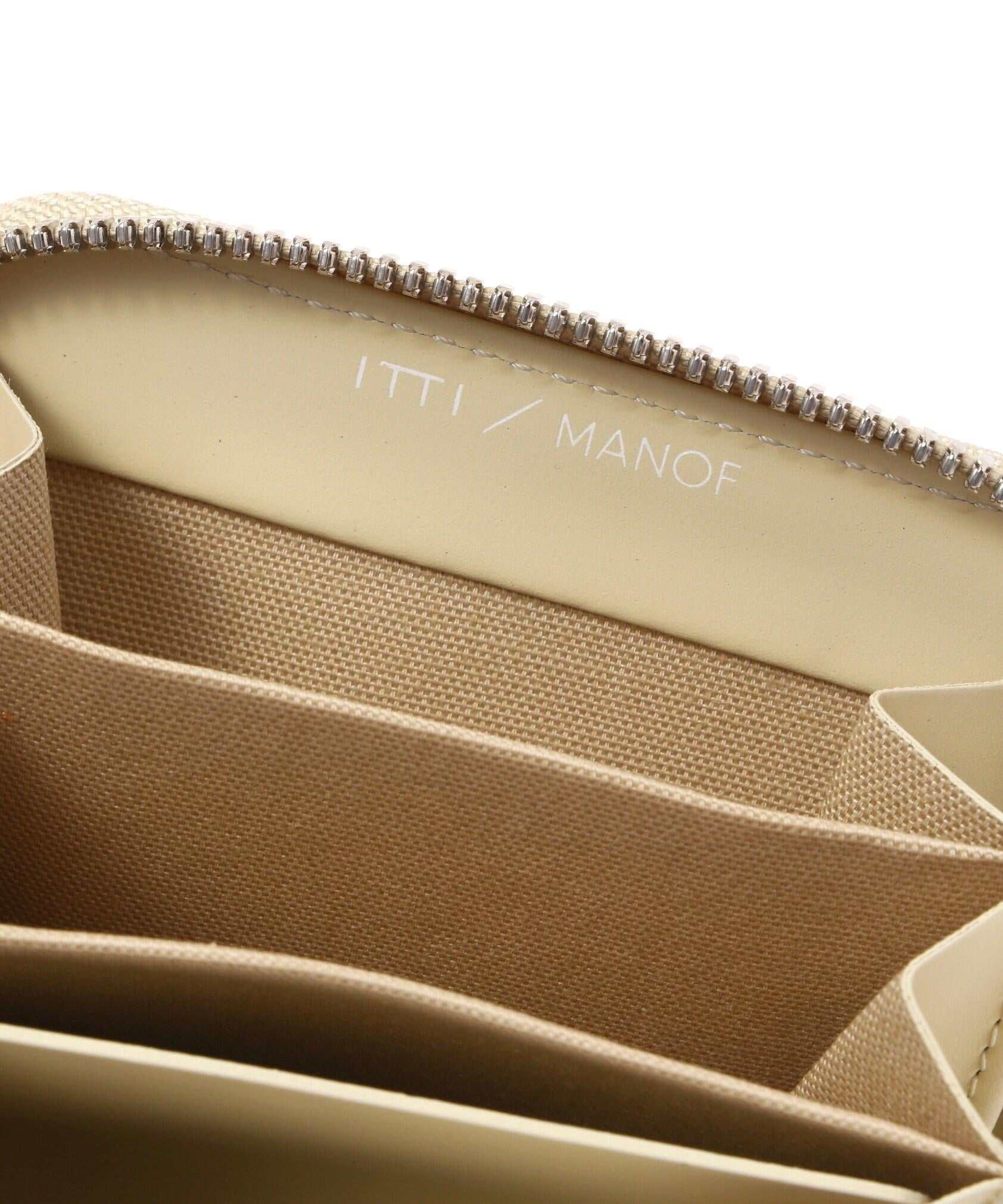 MANOF×ITTI/マノフ×イッチ/C>ISTY COIN WALLET アイボリー2