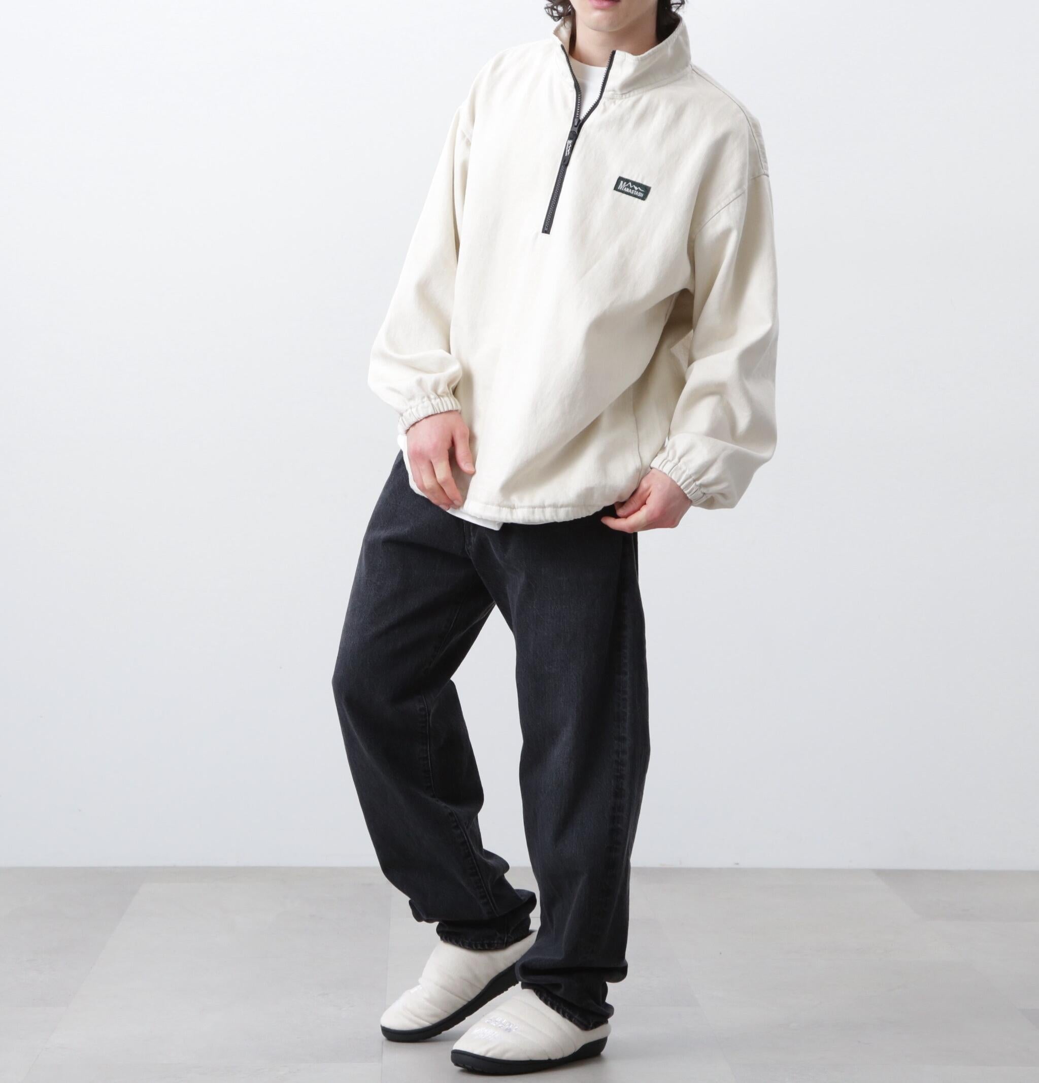 RILLIONAI>E ROYS CLUR × SURU / HEMP TWILL SANDAL ホワイト