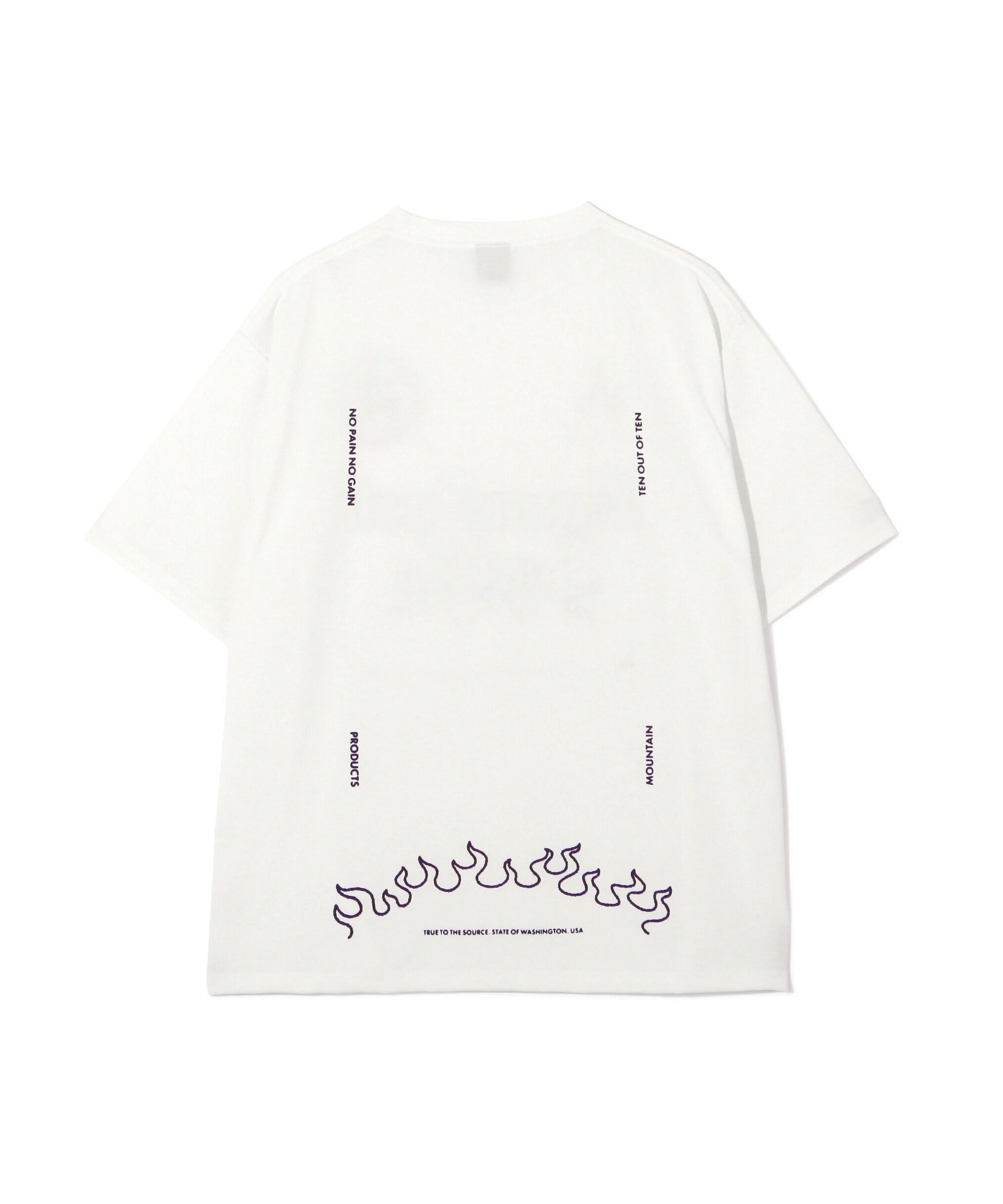 MANASTASH/マナスタッシュ/>E:POLY TEE UNIFO>M/リポリTユニフォーム ホワイト