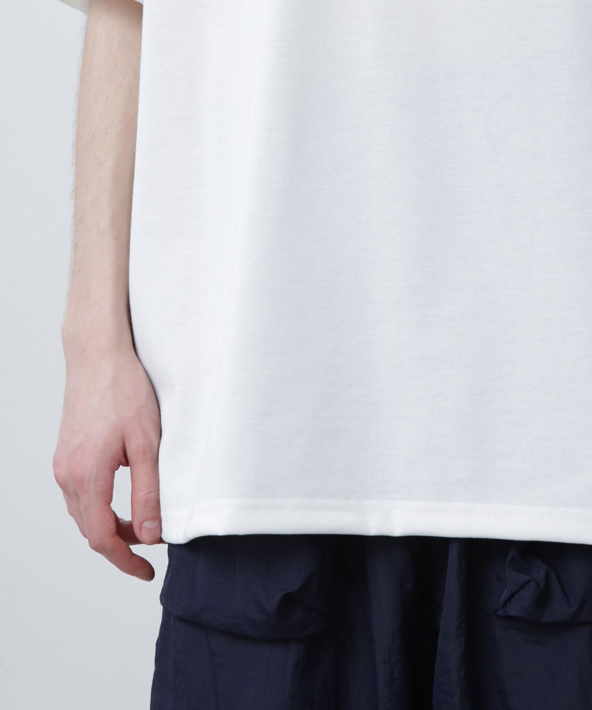 MANASTASH/マナスタッシュ/>E:POLY TEE UNIFO>M/リポリTユニフォーム ホワイト