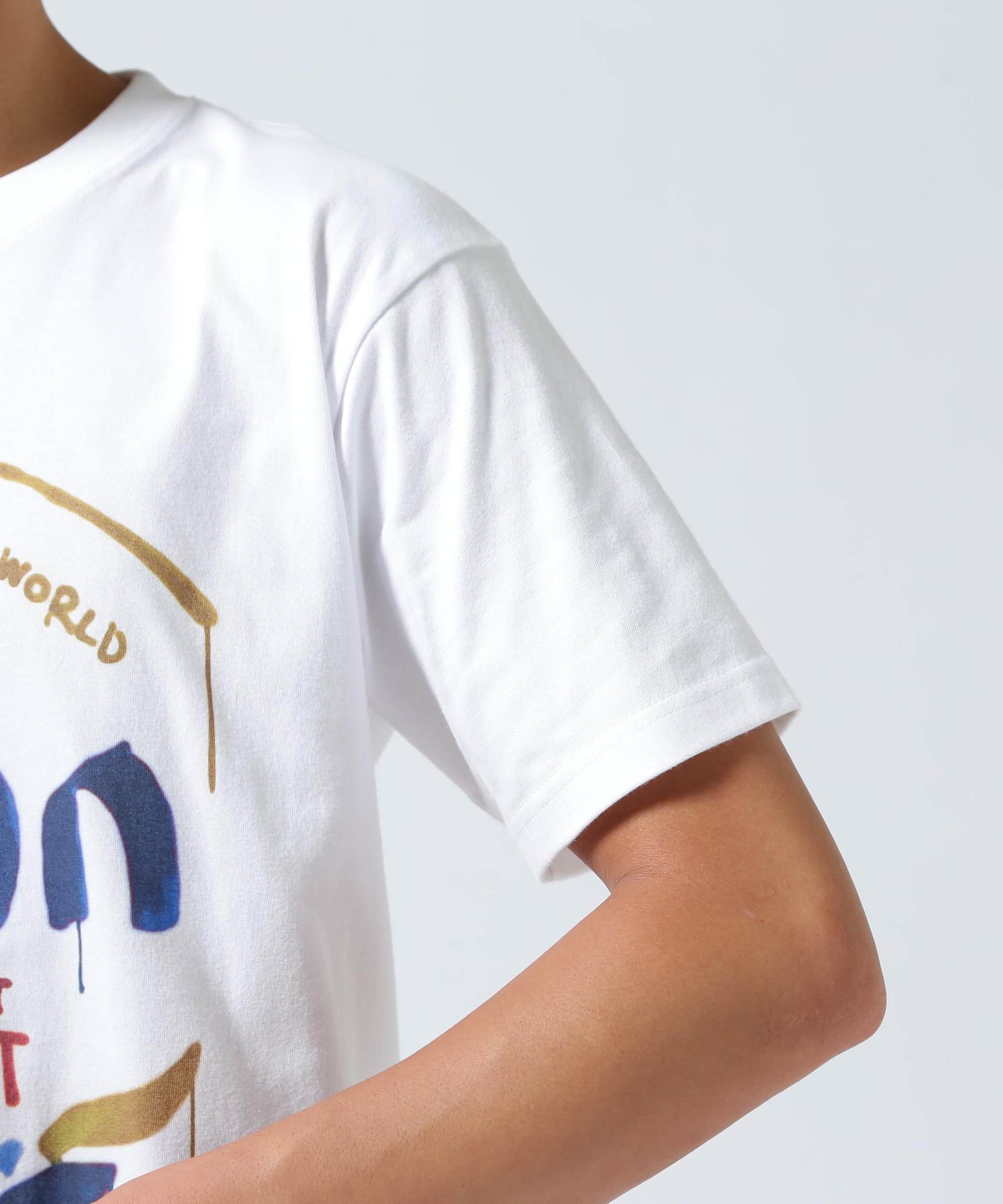 guernika×ORIONBEER/ゲルニカ×オリオンビール/ORION THE DRAFT ART PRINT T-SHIRT ホワイト