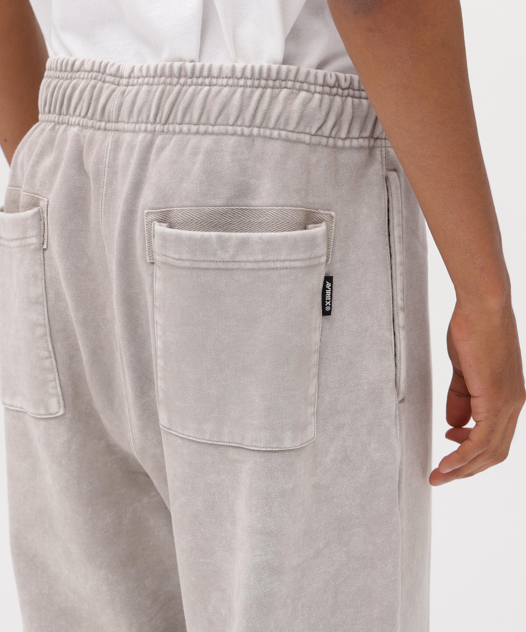ACID WASH SWEAT PANTS ライトグレー3