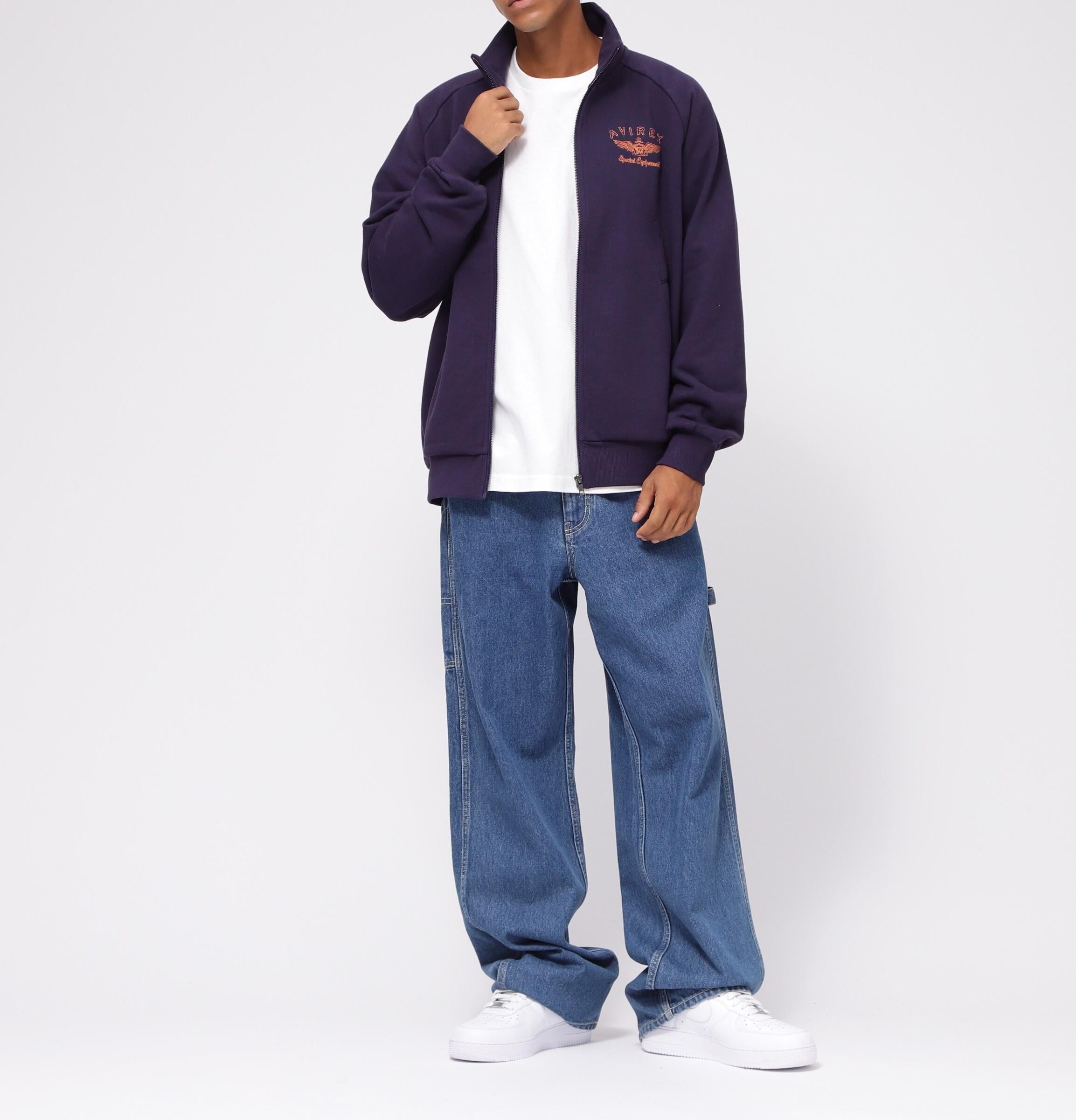 《WER&DEPOT限定》VA>SITY LOGO EMR STAND ZIP SWEAT パープル