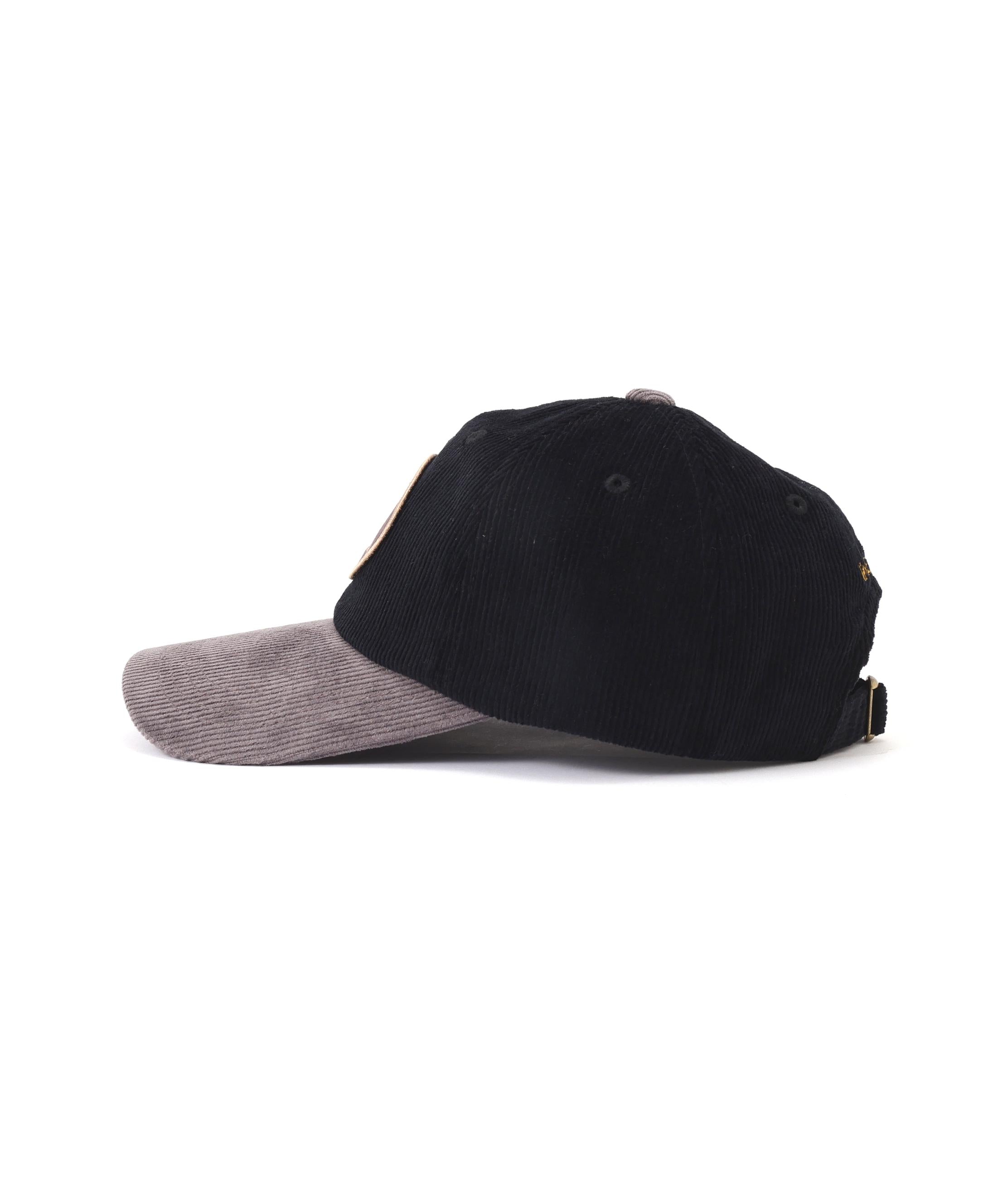 AUTHENTIC EAGLEMOTIF WAPPEN CORDUROYLAW CAP ブラック