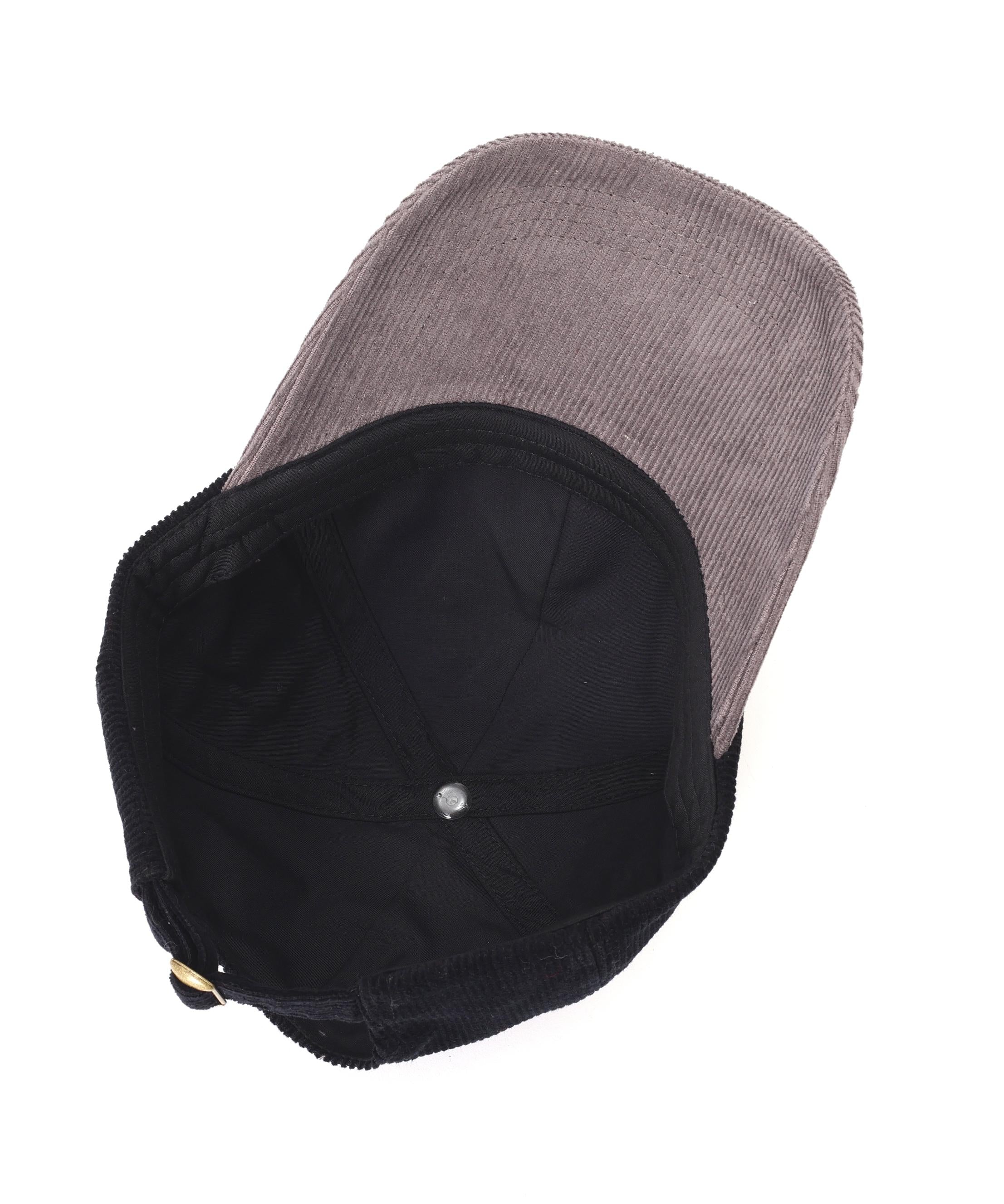 AUTHENTIC EAGLEMOTIF WAPPEN CORDUROYLAW CAP ブラック