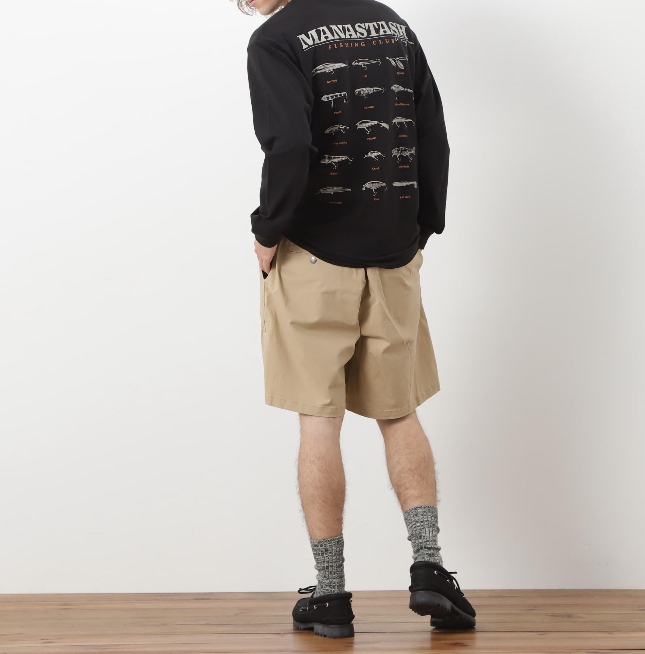 MANASTASH/マナスタッシュ/CiTee L/S TEE LU>E/シティロンT ルアー ブラック