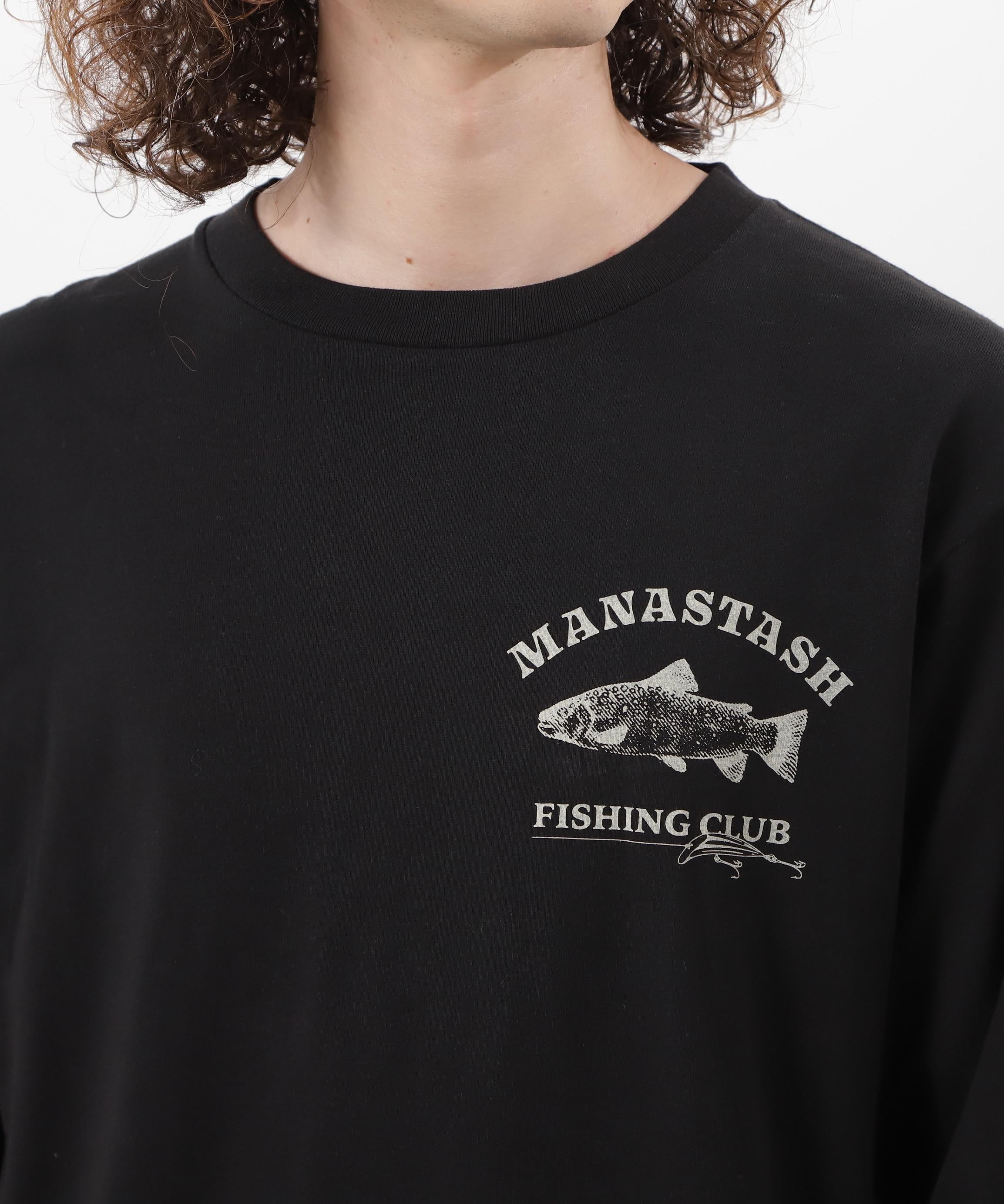 MANASTASH/マナスタッシュ/CiTee L/S TEE LU>E/シティロンT ルアー ブラック