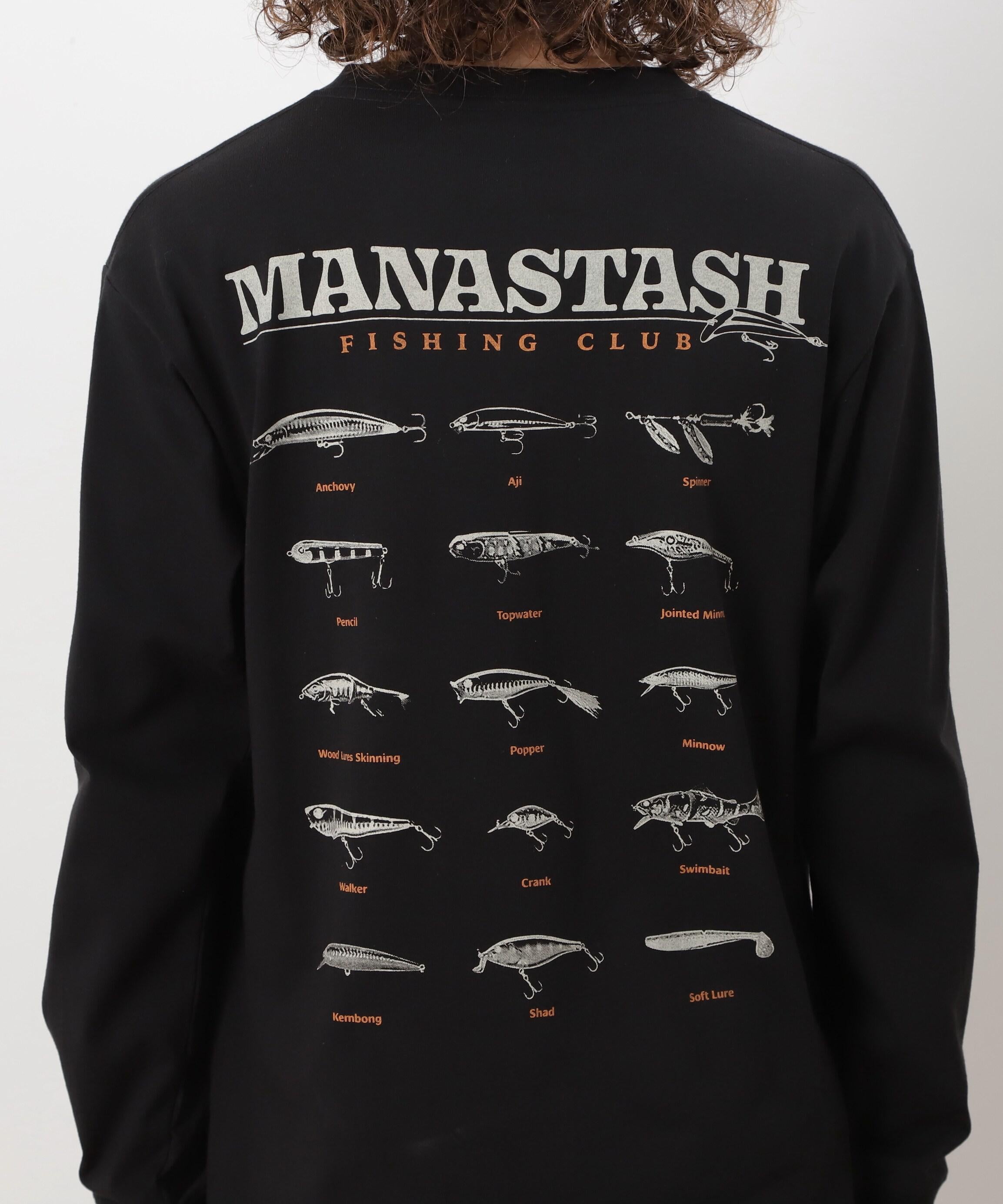 MANASTASH/マナスタッシュ/CiTee L/S TEE LU>E/シティロンT ルアー ブラック