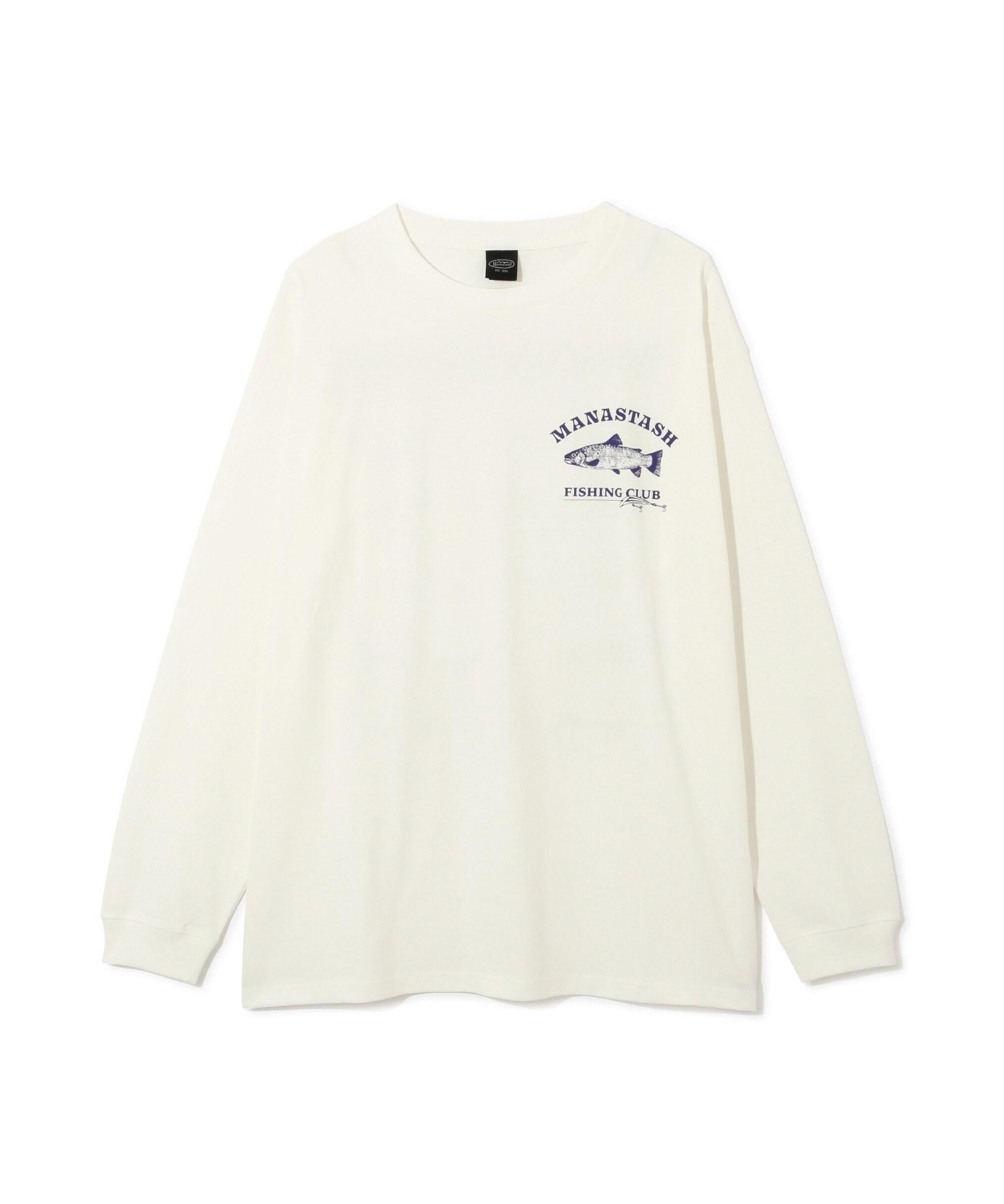 MANASTASH/マナスタッシュ/CiTee L/S TEE LU>E/シティロンT ルアー ホワイト