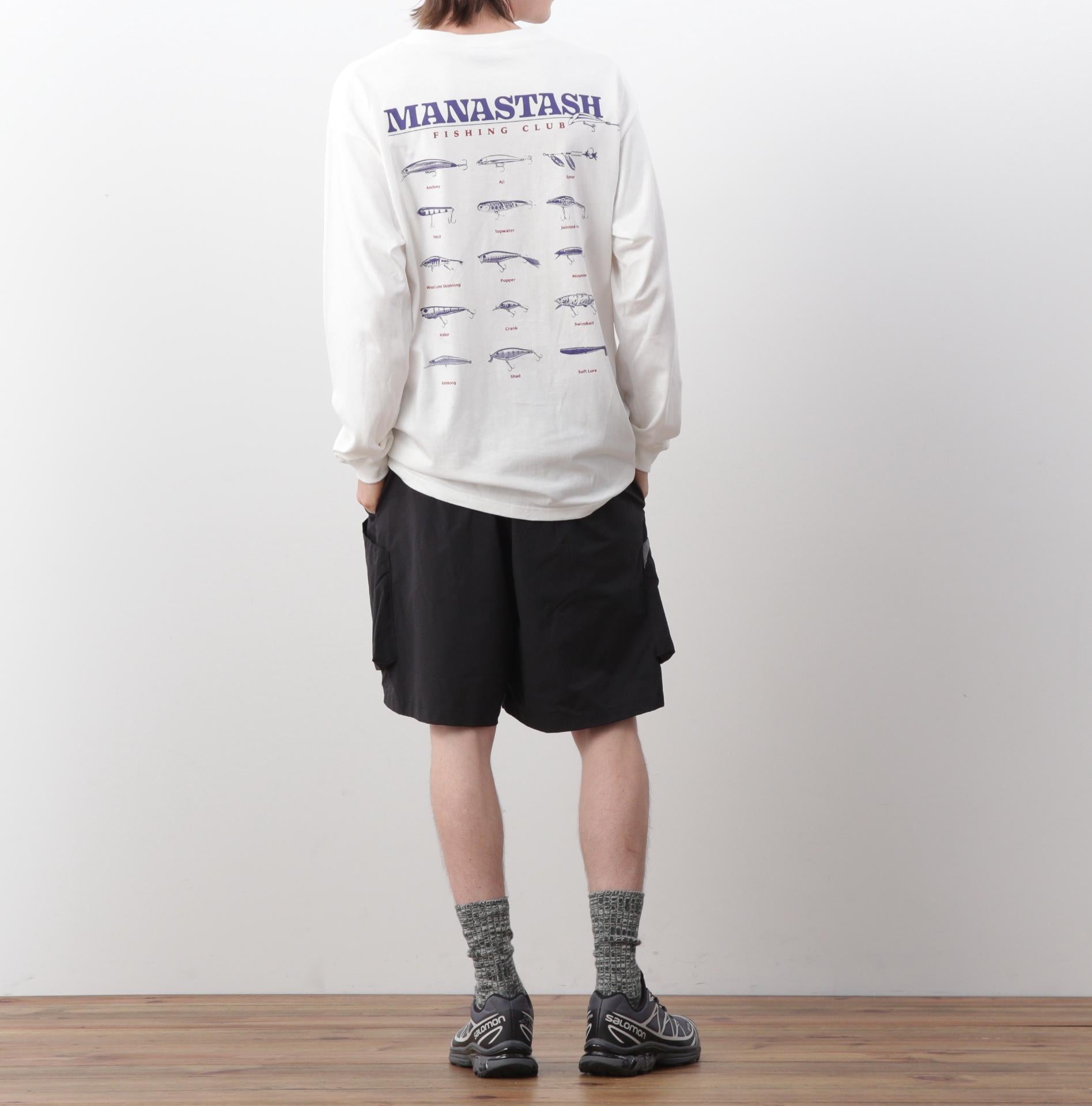 MANASTASH/マナスタッシュ/CiTee L/S TEE LU>E/シティロンT ルアー ホワイト