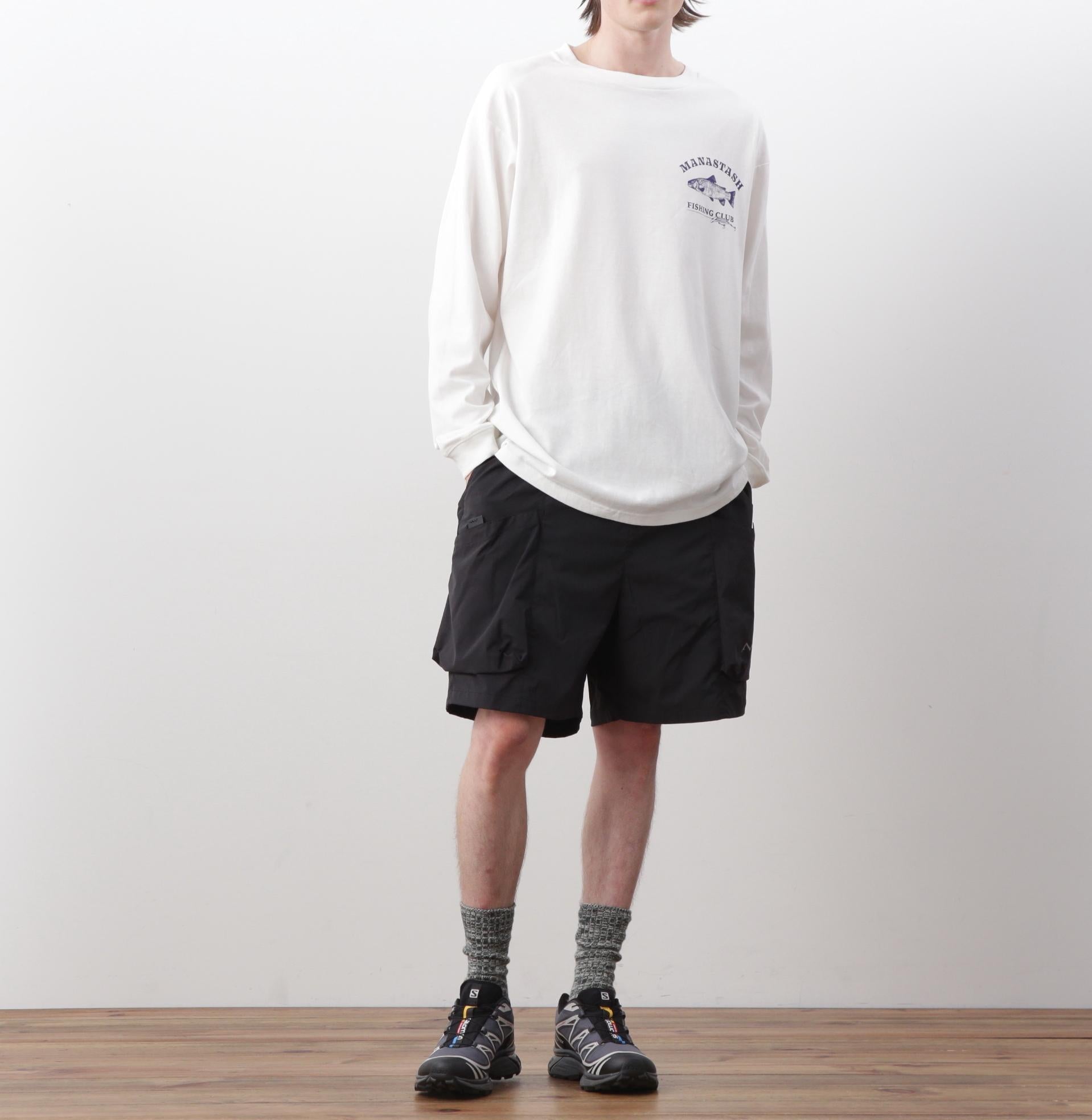 MANASTASH/マナスタッシュ/CiTee L/S TEE LU>E/シティロンT ルアー ホワイト