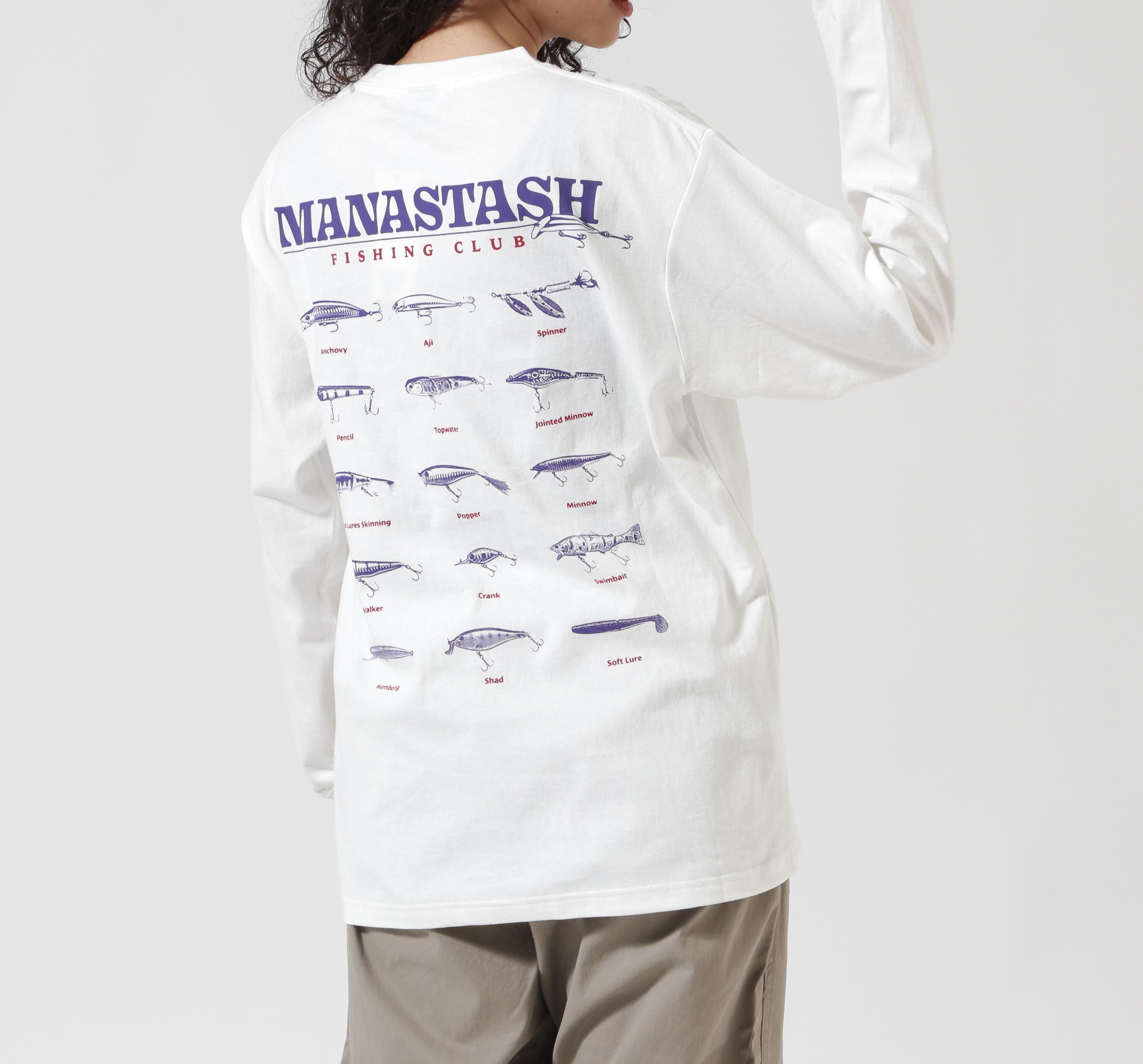 MANASTASH/マナスタッシュ/CiTee L/S TEE LU>E/シティロンT ルアー ホワイト