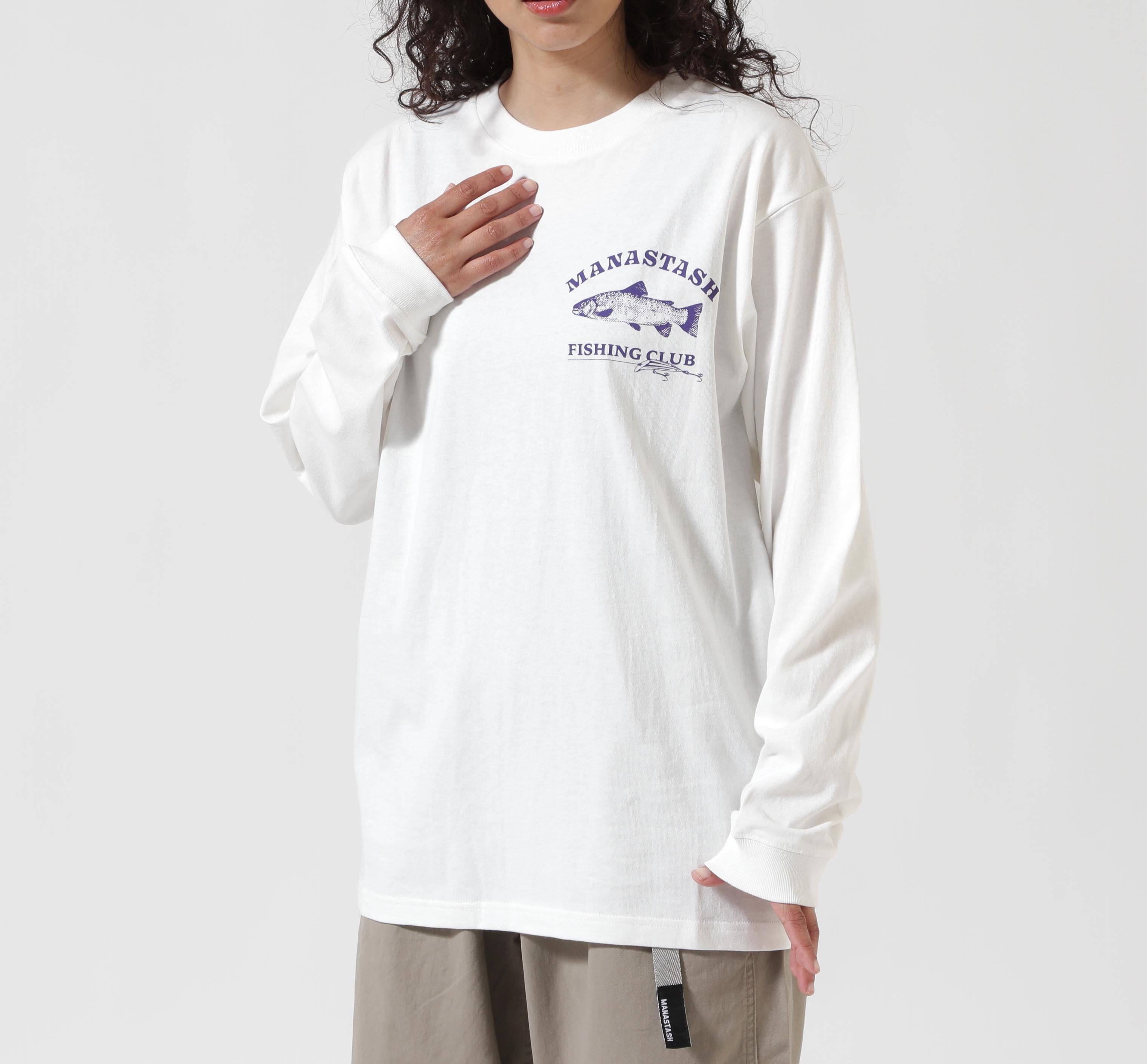 MANASTASH/マナスタッシュ/CiTee L/S TEE LU>E/シティロンT ルアー ホワイト