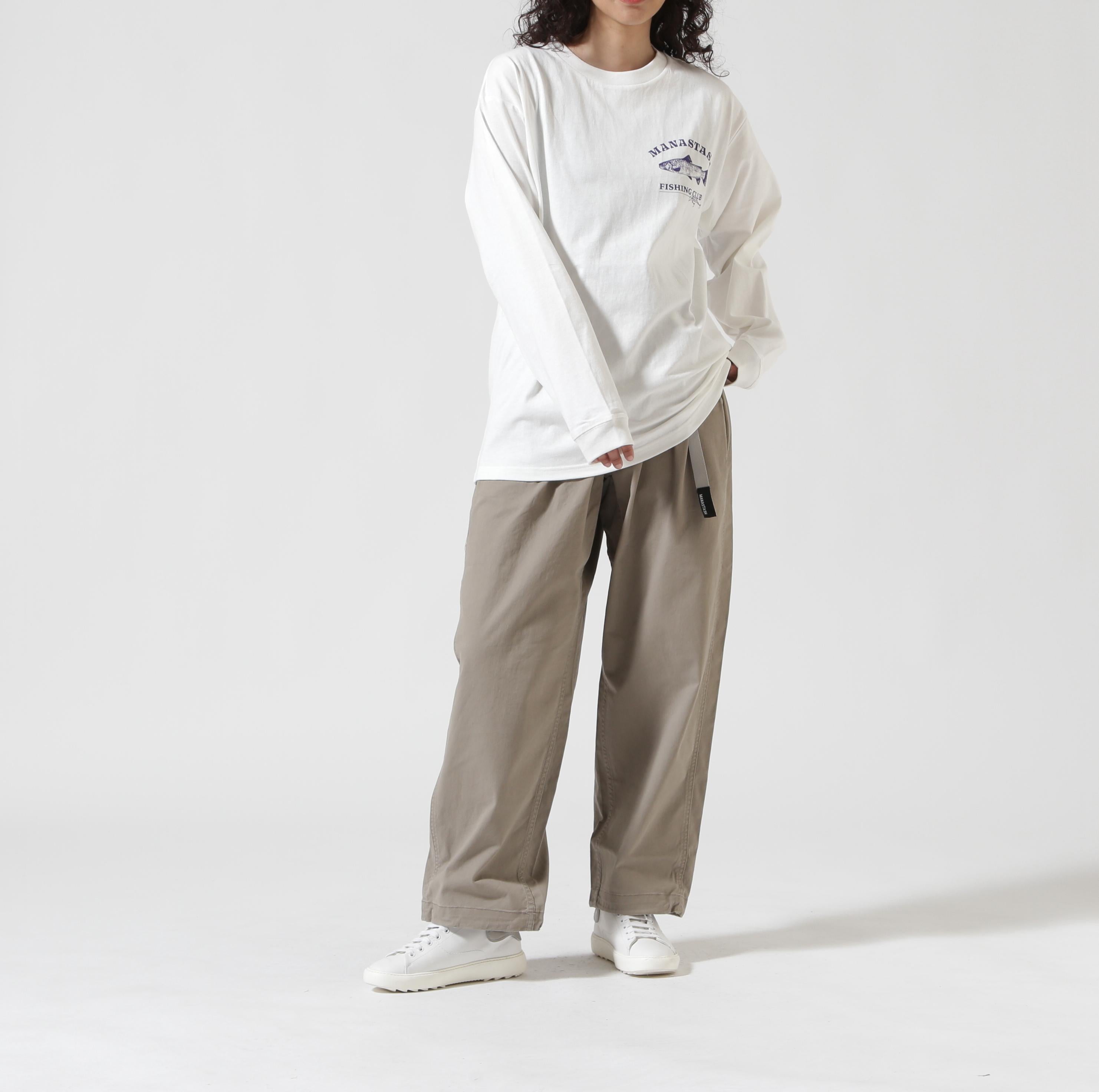 MANASTASH/マナスタッシュ/CiTee L/S TEE LU>E/シティロンT ルアー ホワイト