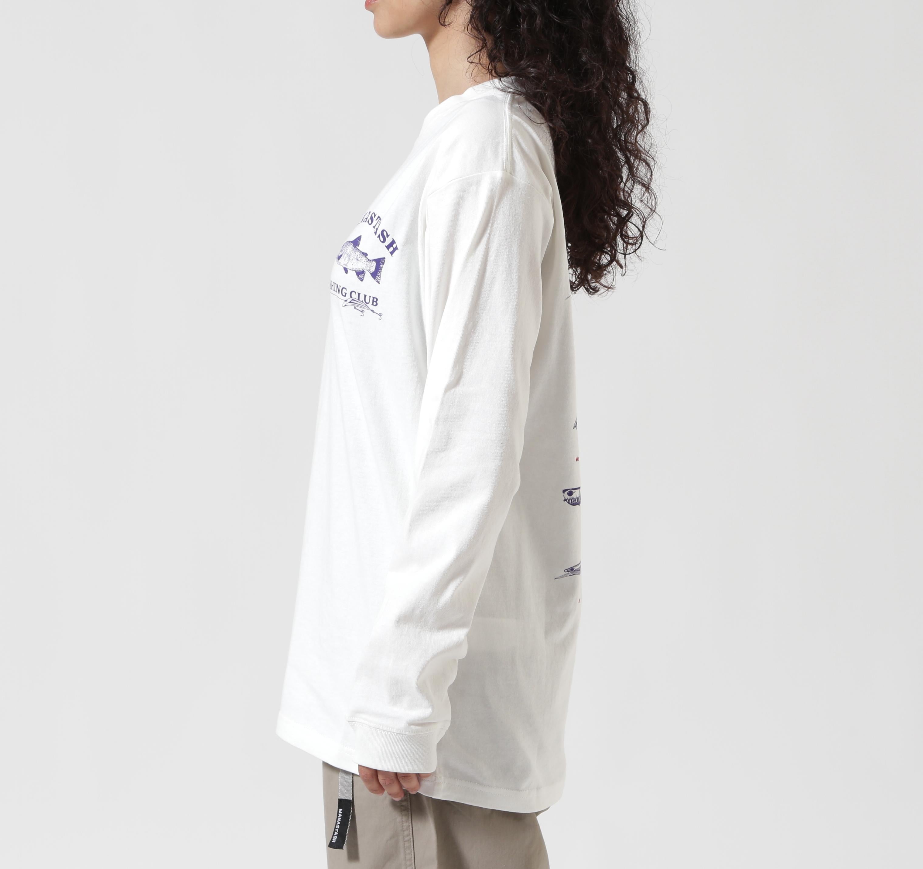 MANASTASH/マナスタッシュ/CiTee L/S TEE LU>E/シティロンT ルアー ホワイト