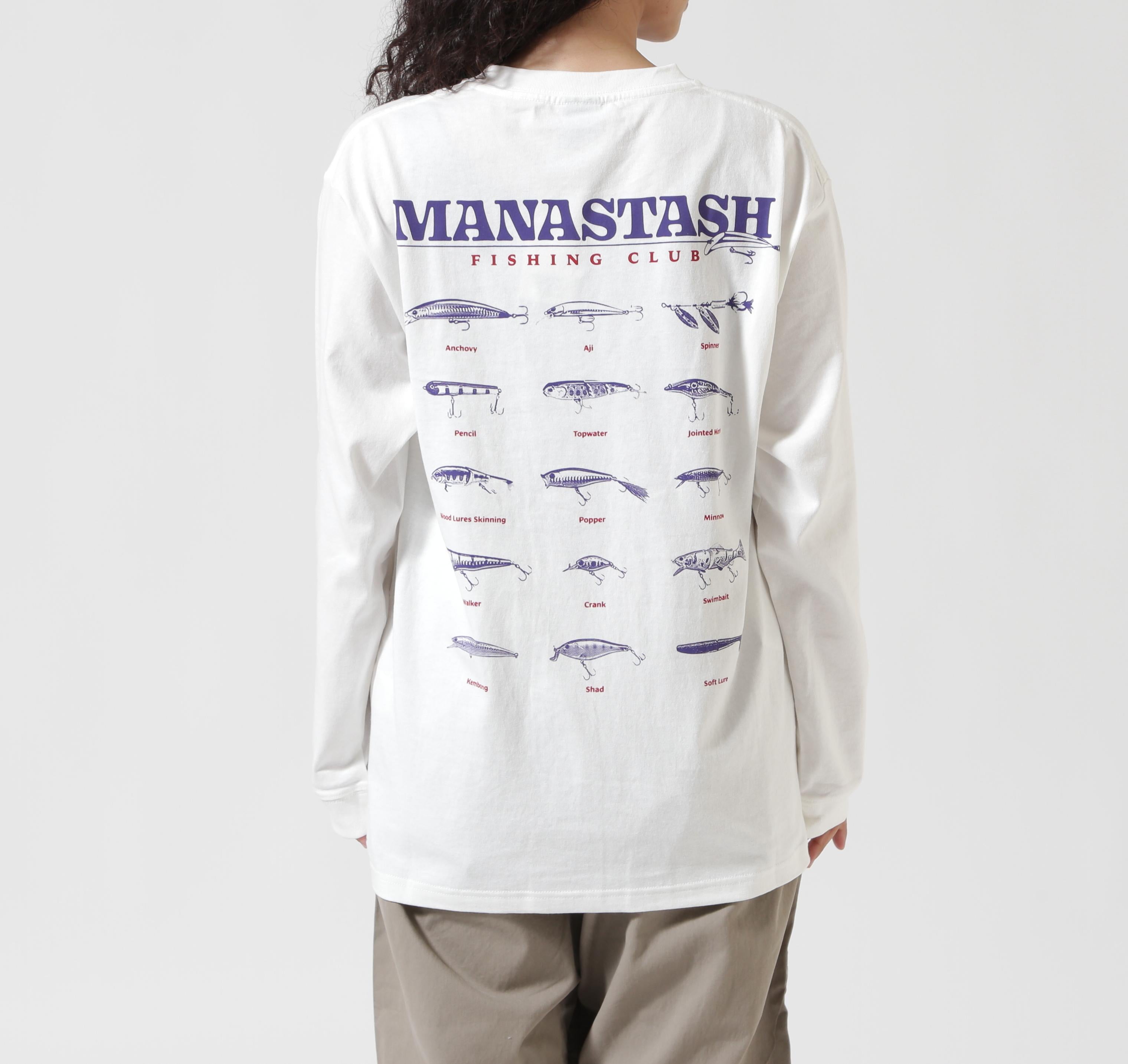 MANASTASH/マナスタッシュ/CiTee L/S TEE LU>E/シティロンT ルアー ホワイト