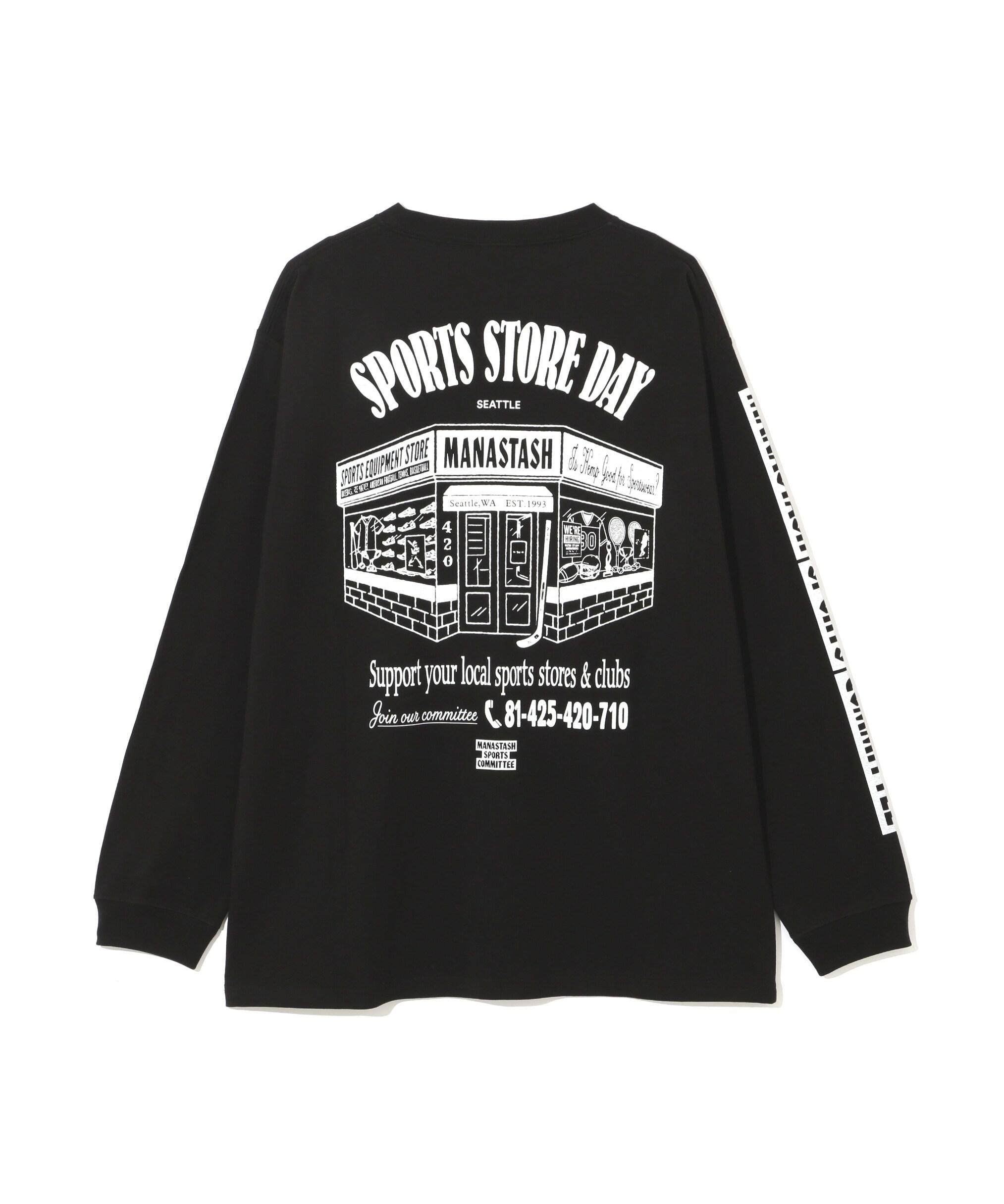 MANASTASH/マナスタッシュ/CiTee L/S TEE SSD /シティ ロンT ブラック