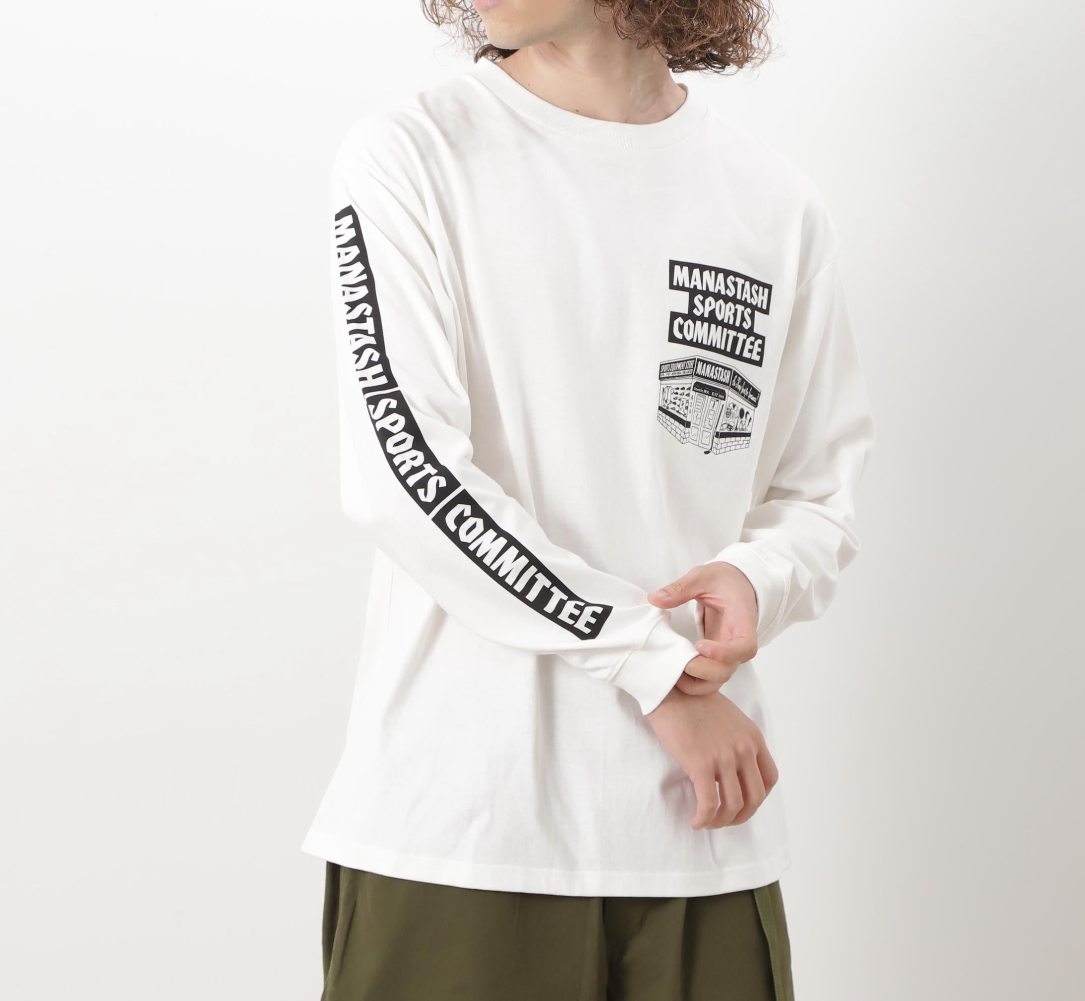 MANASTASH/マナスタッシュ/CiTee L/S TEE SSD /シティ ロンT ホワイト