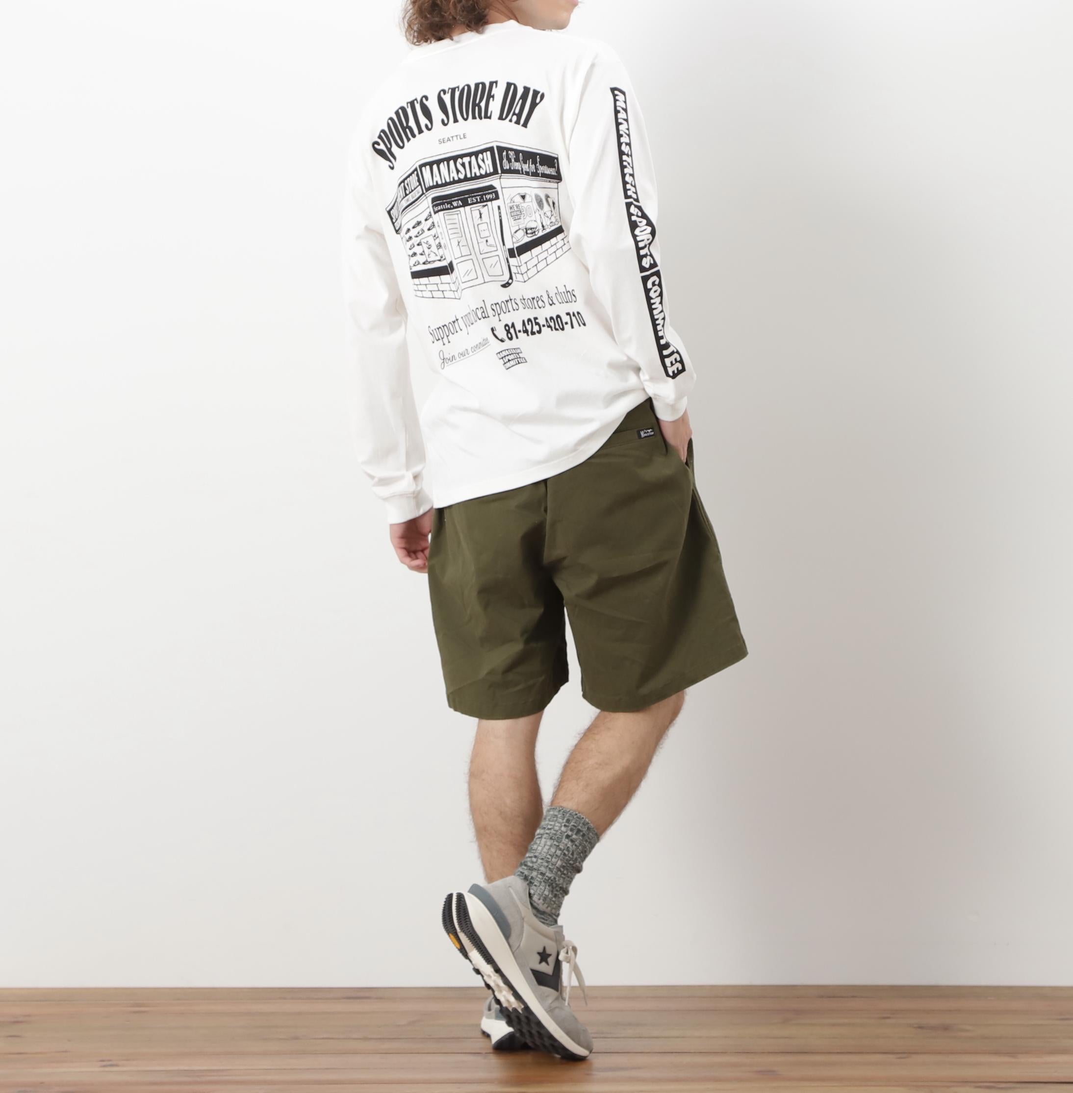 MANASTASH/マナスタッシュ/CiTee L/S TEE SSD /シティ ロンT ホワイト
