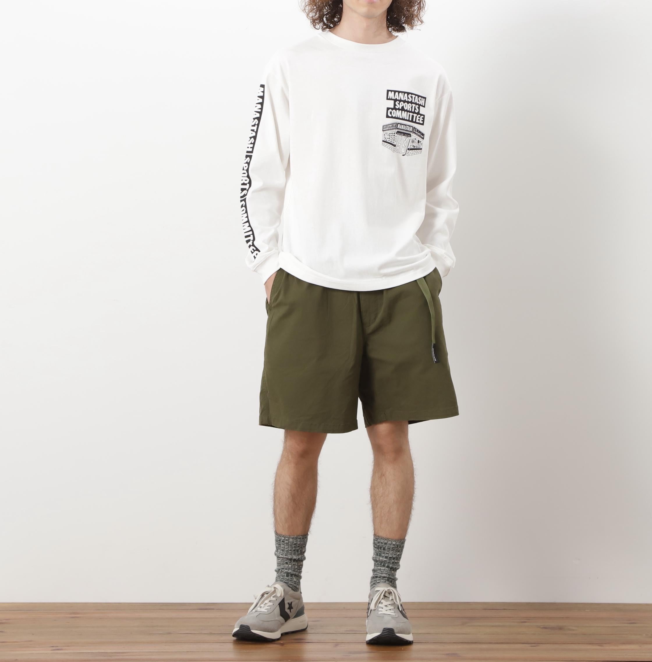 MANASTASH/マナスタッシュ/CiTee L/S TEE SSD /シティ ロンT ホワイト