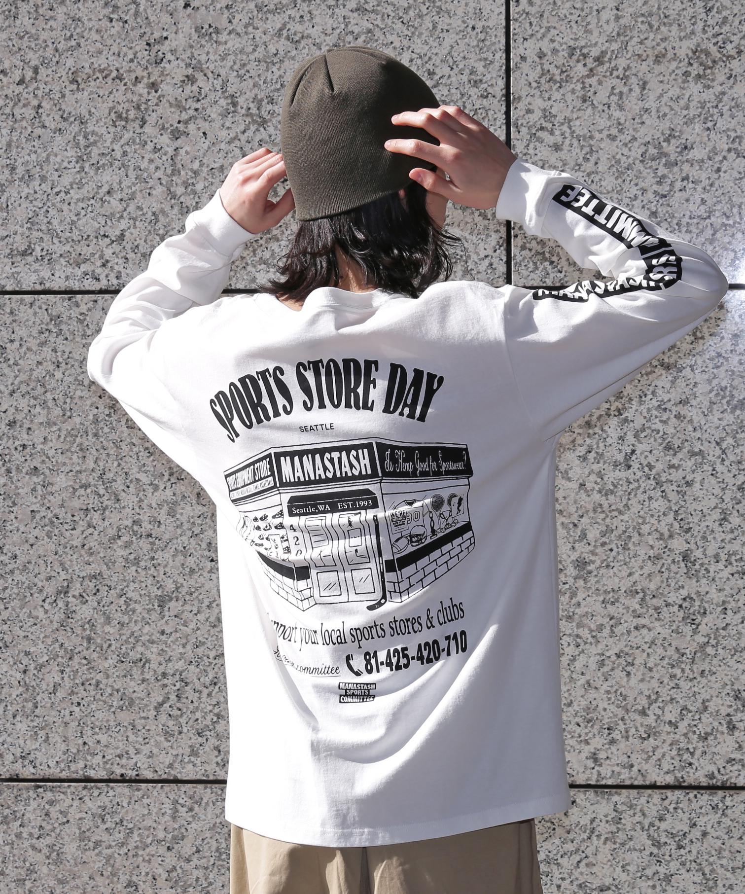 MANASTASH/マナスタッシュ/CiTee L/S TEE SSD /シティ ロンT ホワイト