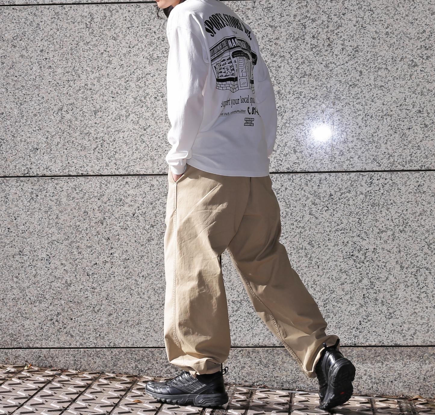 MANASTASH/マナスタッシュ/CiTee L/S TEE SSD /シティ ロンT ホワイト