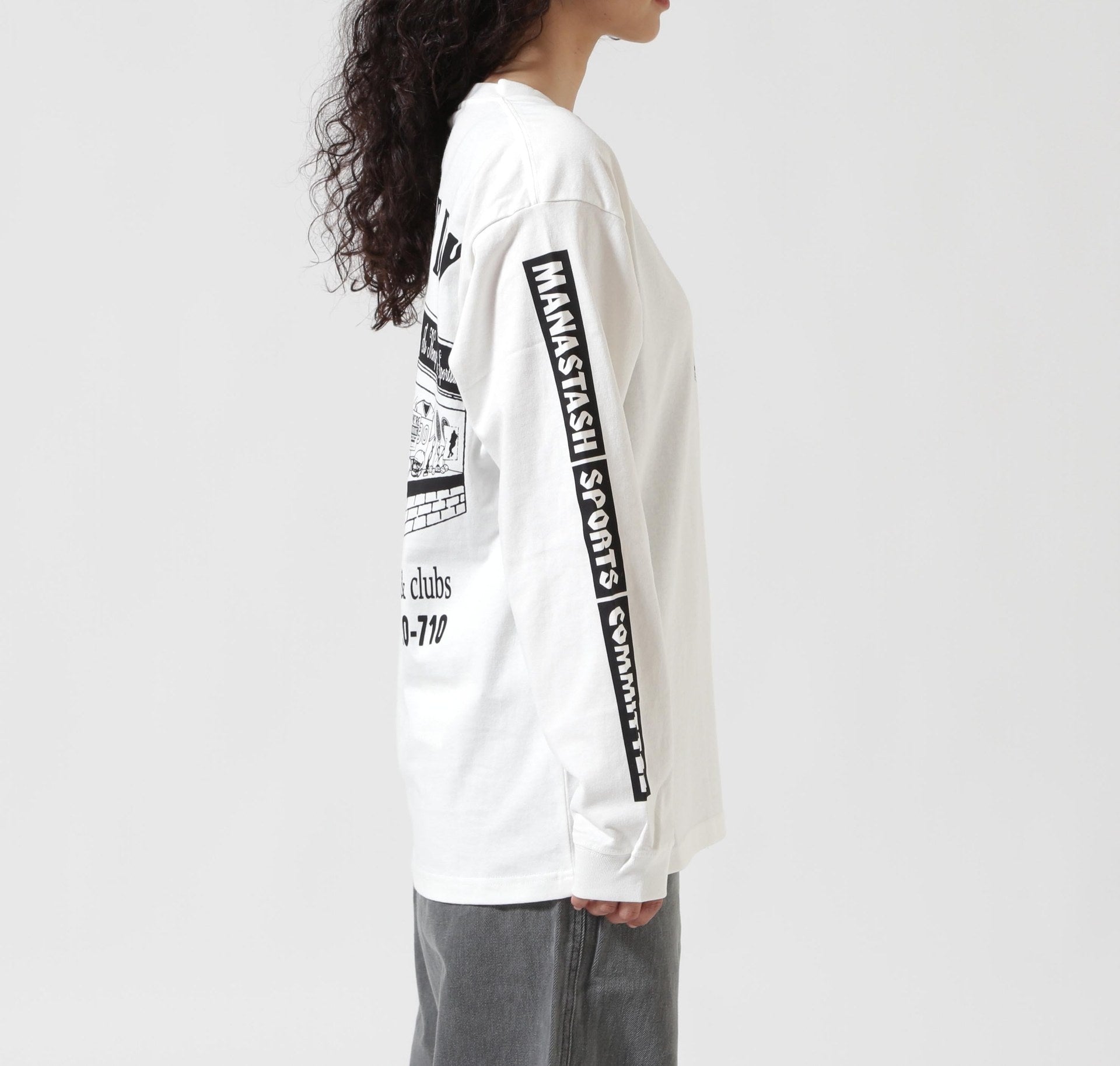 MANASTASH/マナスタッシュ/CiTee L/S TEE SSD /シティ ロンT ホワイト