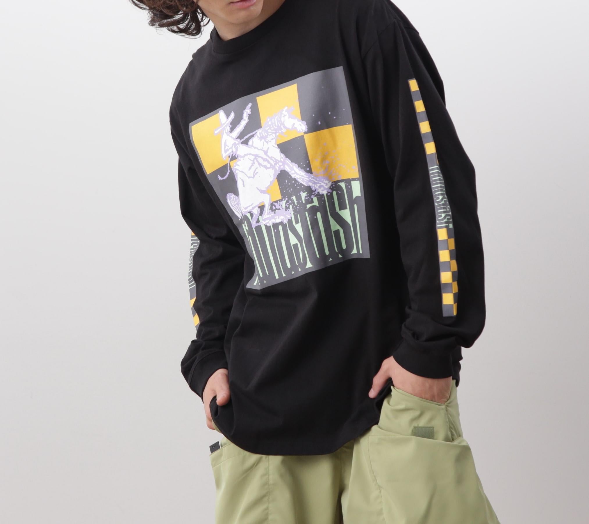 MANASTASH/マナスタッシュ/CiTee L/S TEE >IDE> ブラック
