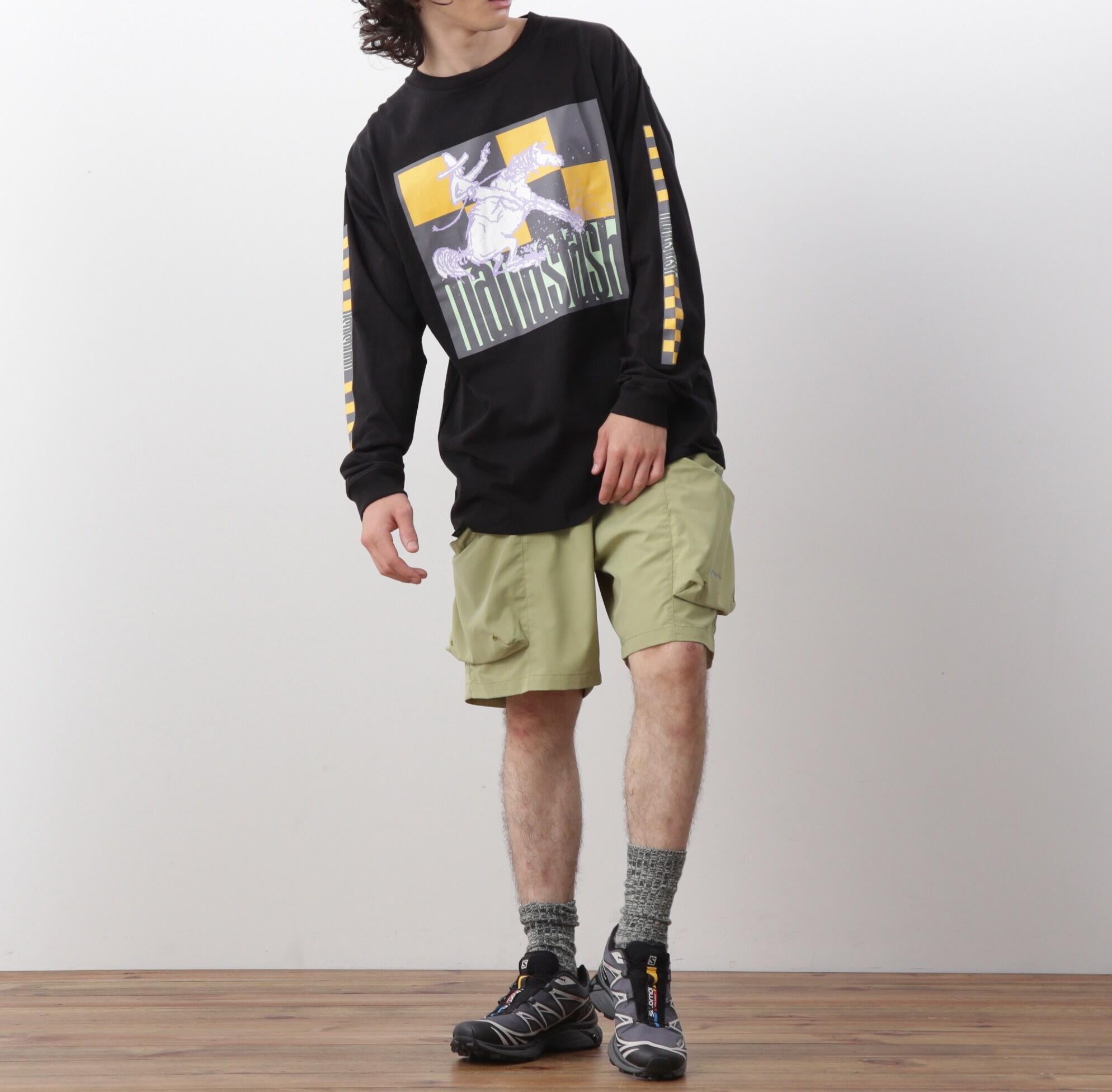MANASTASH/マナスタッシュ/CiTee L/S TEE >IDE> ブラック