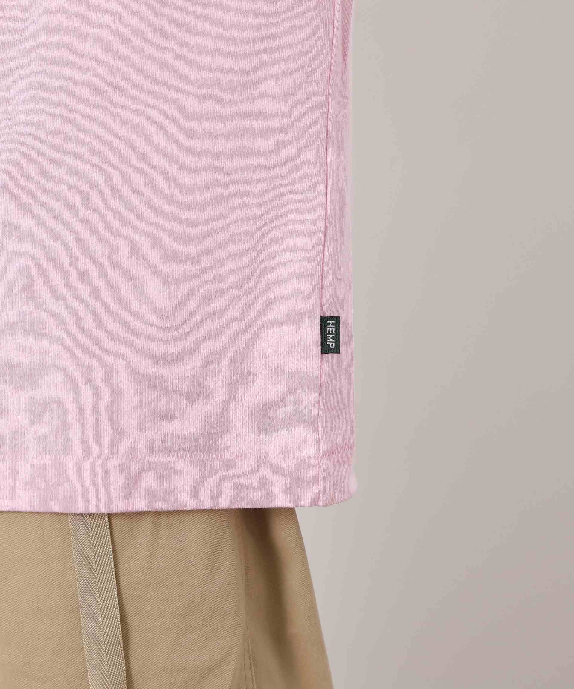 MANASTASH/マナスタッシュ/HEMP L/S TEE YAKA-VEGAS ピンク