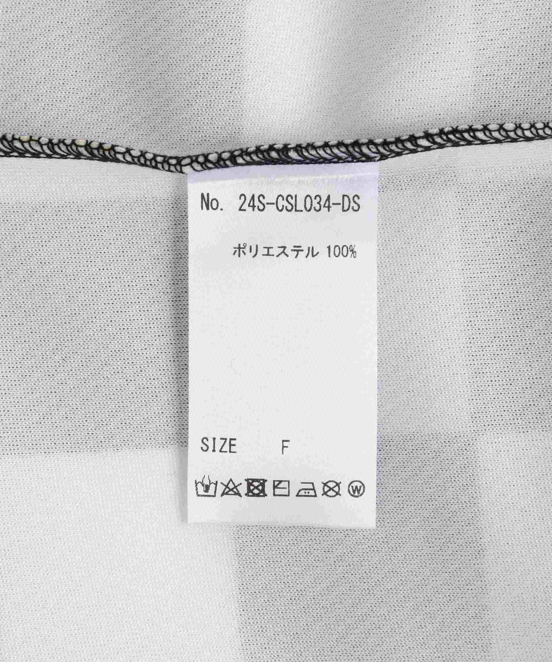 DankeSchon/ダンケシェーン/チェッカーロングスリーブ ゲームシャツ ブラック