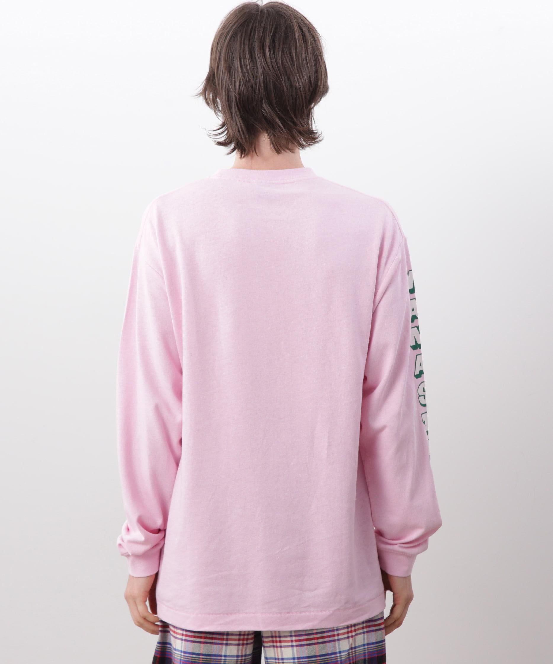 MANASTASH/マナスタッシュ/HEMP L/S TEE RINGO ピンク