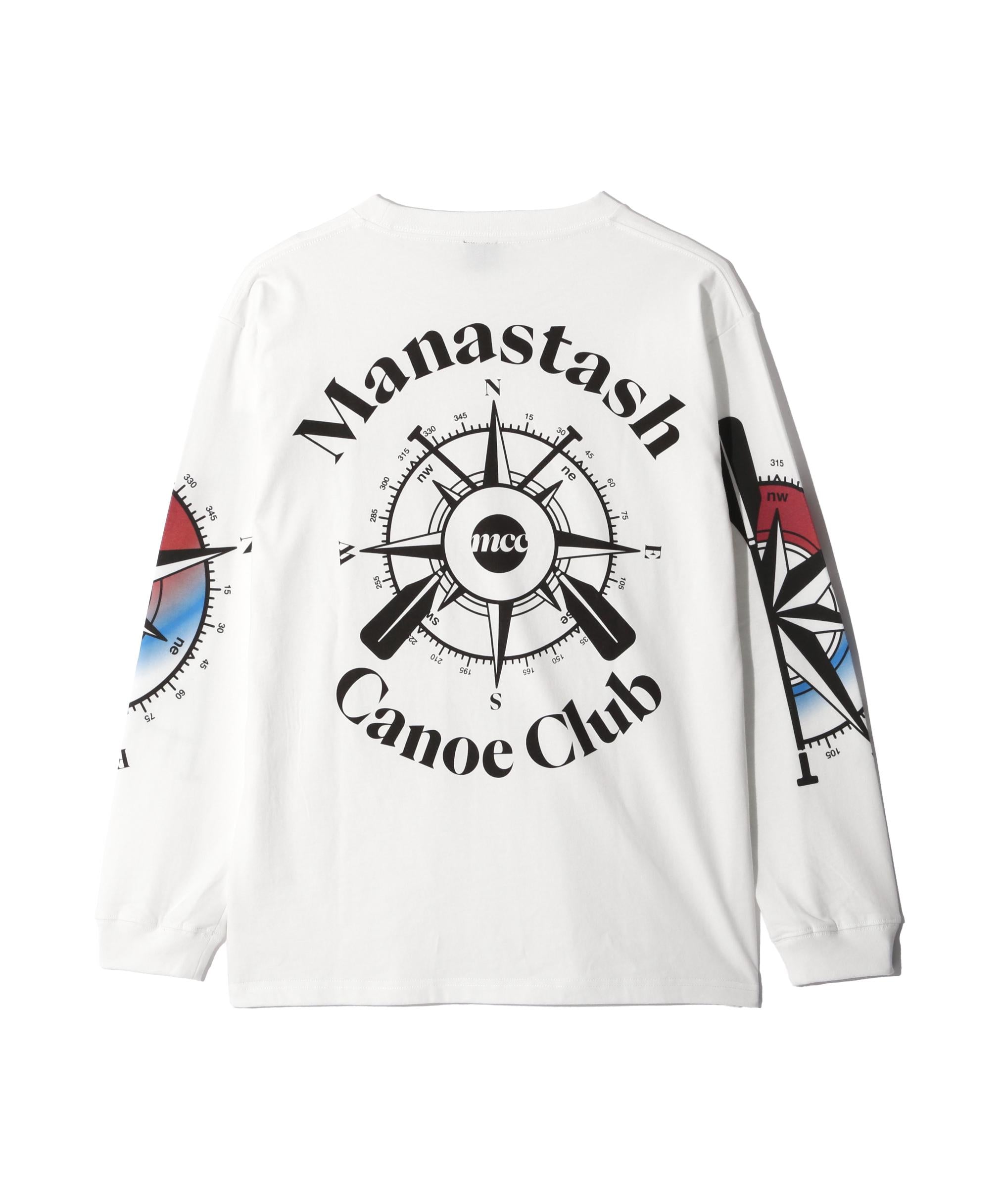 MANASTASH/マナスタッシュ/PUMICE L/S TEE MCC ホワイト