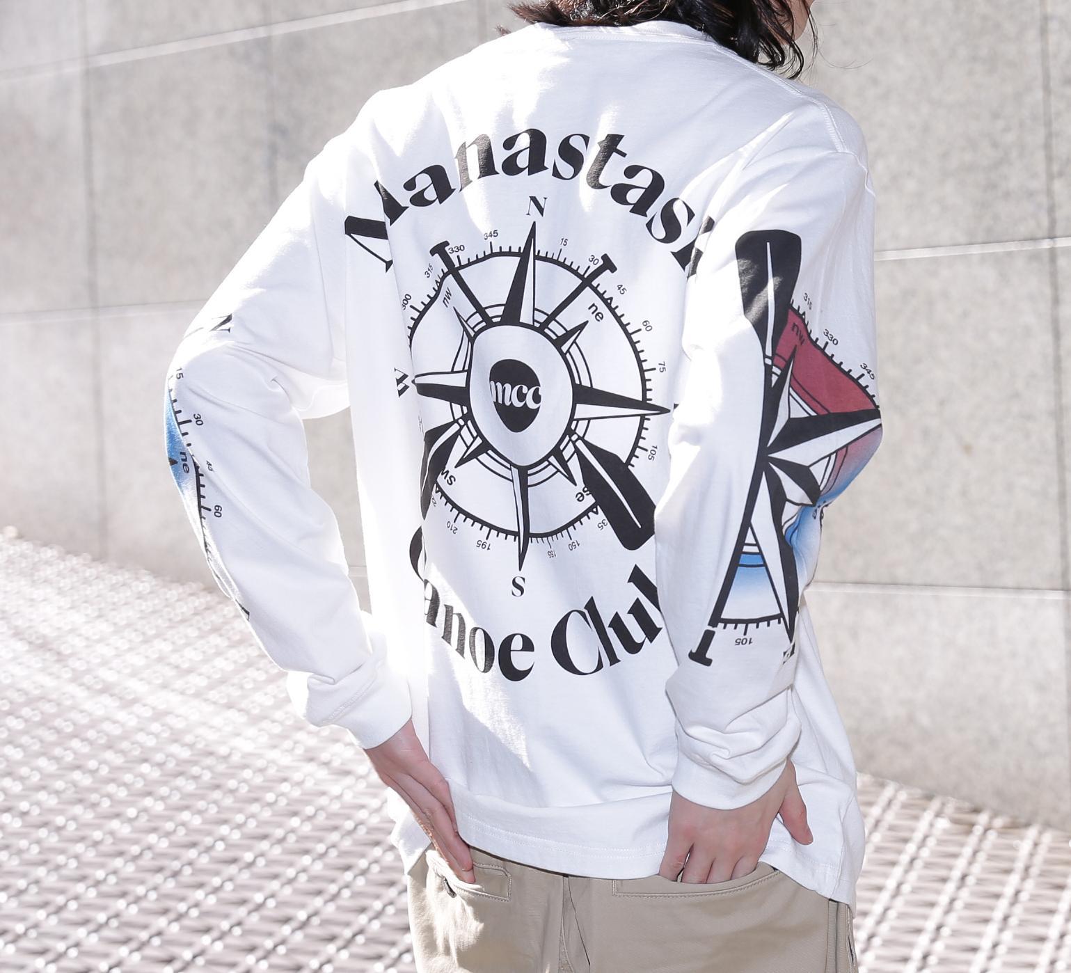 MANASTASH/マナスタッシュ/PUMICE L/S TEE MCC ホワイト