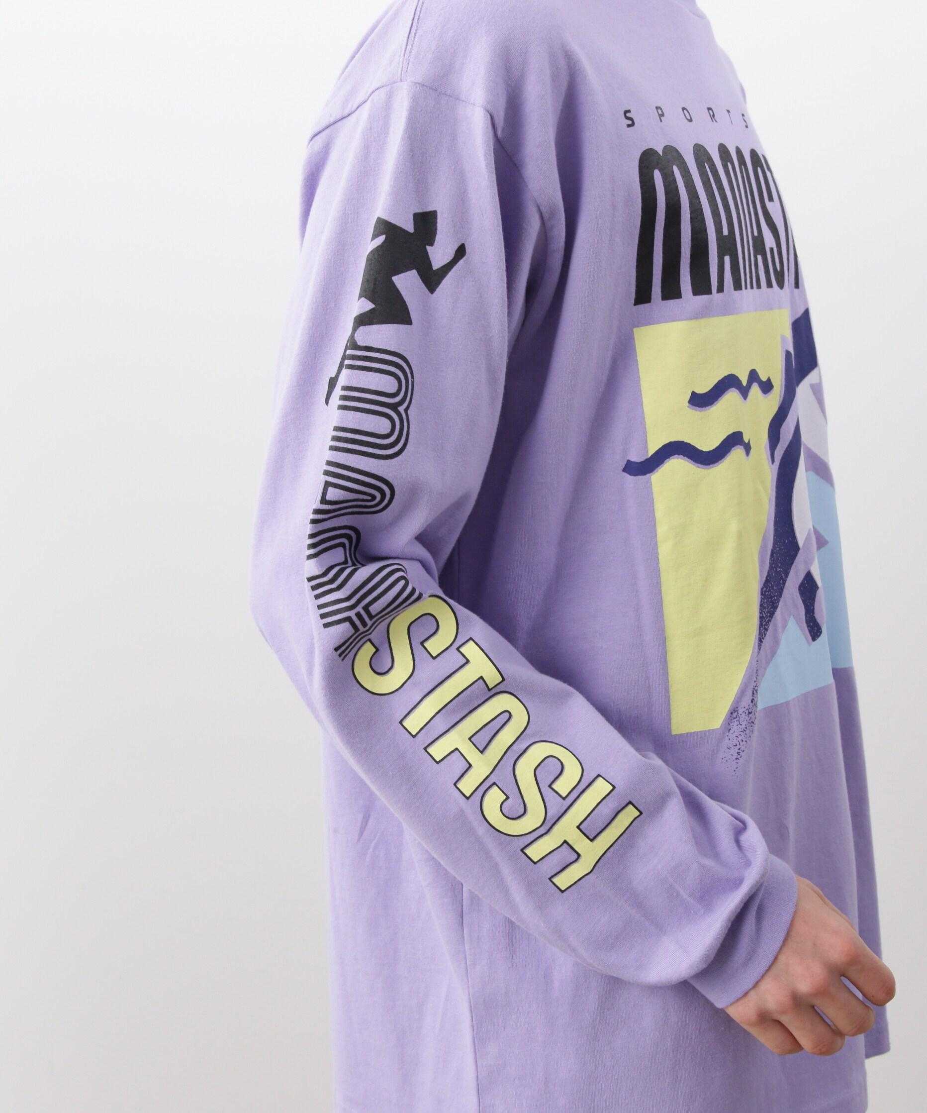 MANASTASH/マナスタッシュ/>E:CTN L/S TEE T&F ラベンダー7