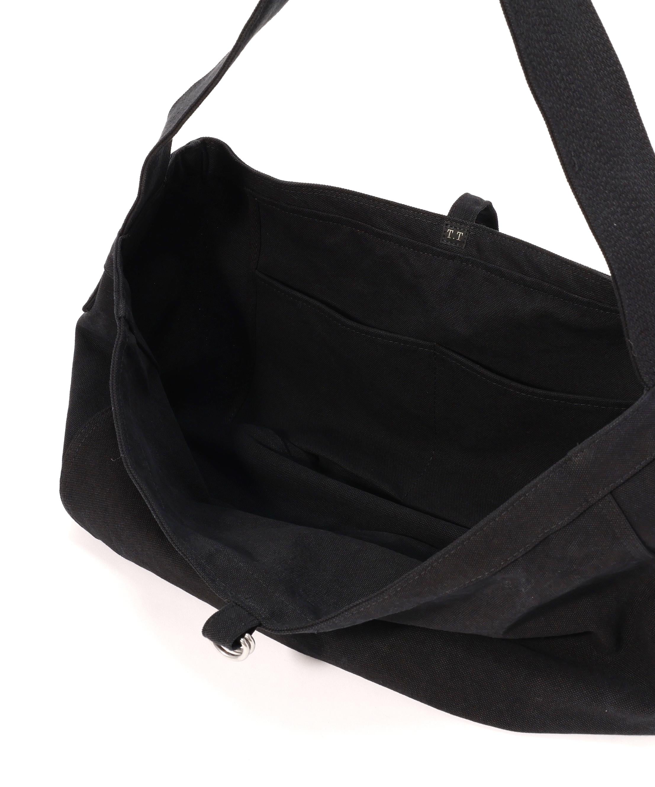 T.T newsboybag LOT.004 ブラック taiga Taiga Takahashi | LOT.004 NEWSBOY BAG