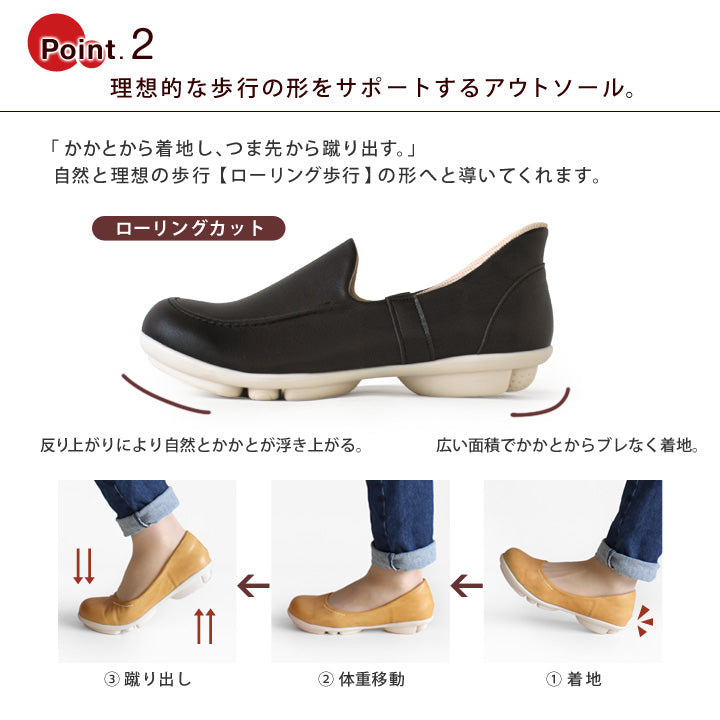 ツヴォル 2ball SuttOn スリッポンシューズ （グレー） グレー