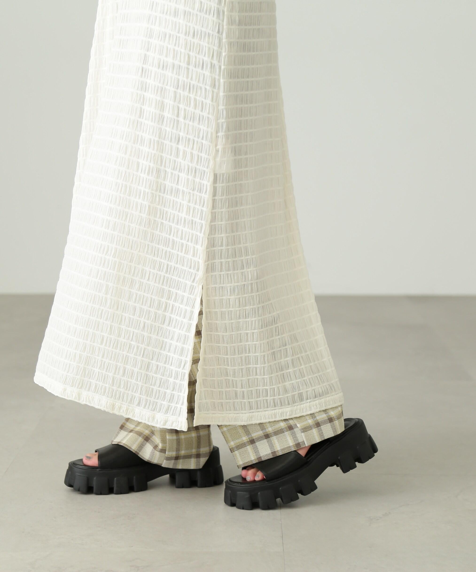 シャーリングシアーキャミワンピース オフ