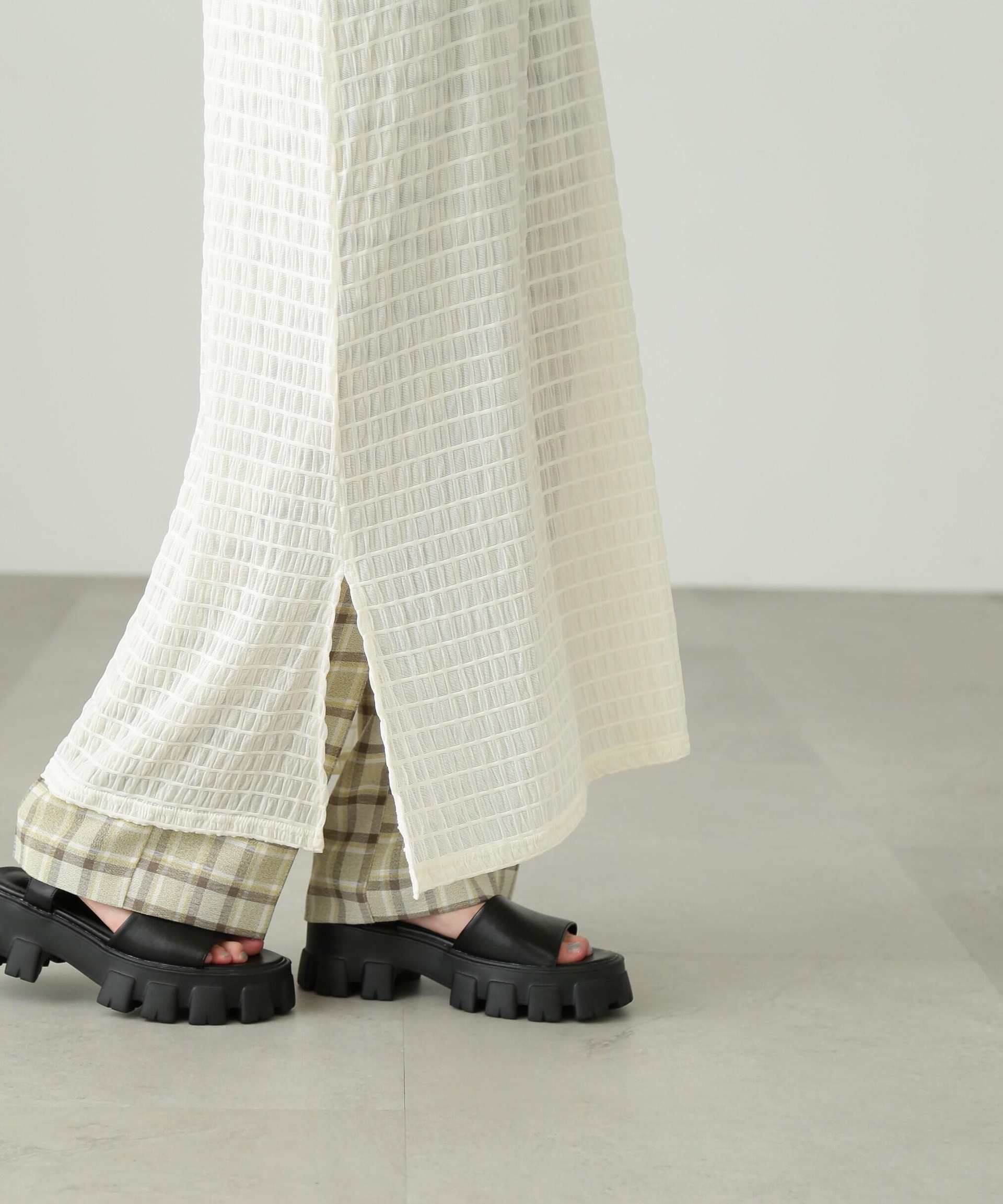 シャーリングシアーキャミワンピース オフ