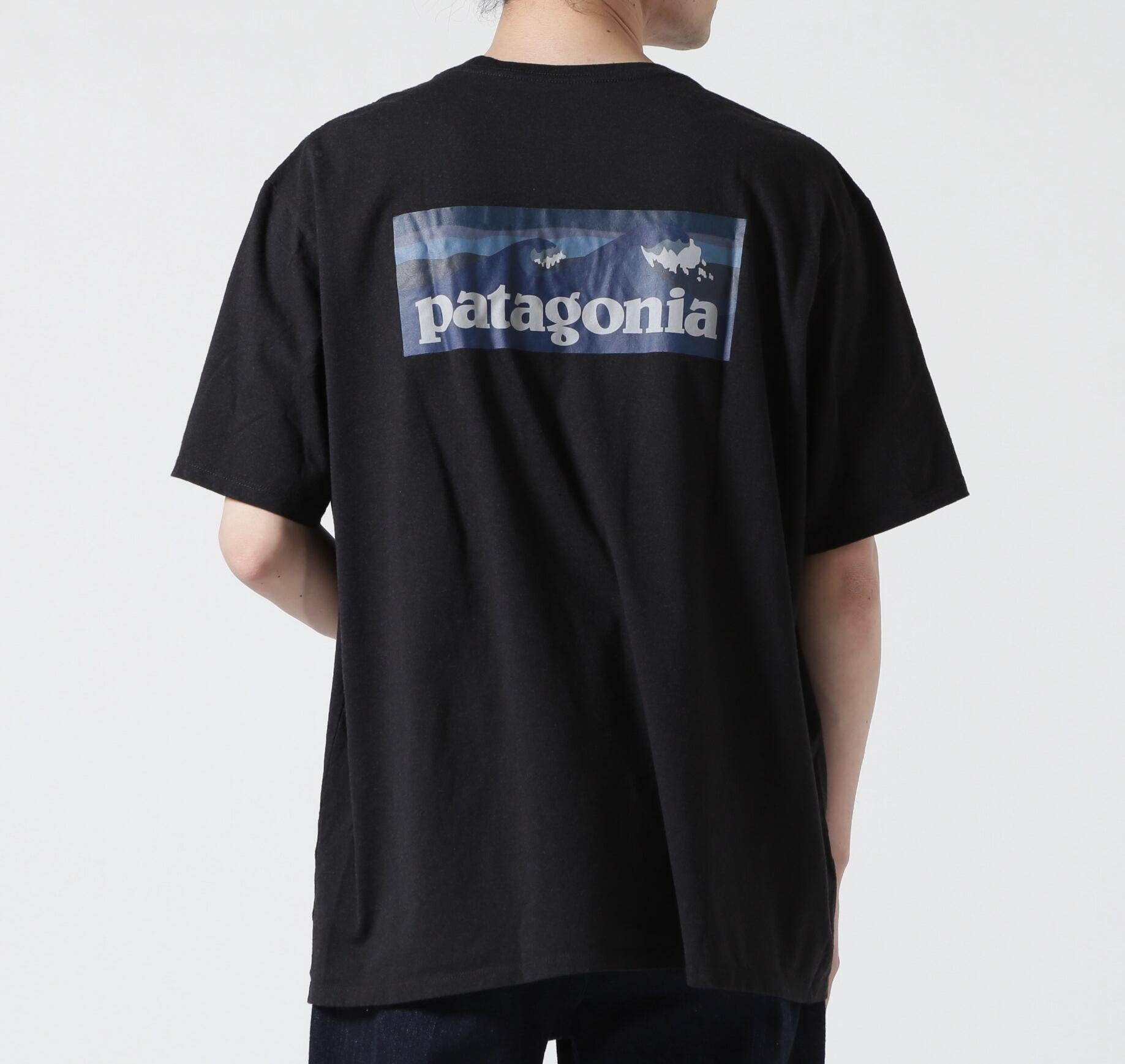 Patagonia/パタゴニア メンズ・ボードショーツ・ロゴ・ポケット・レスポンシビリティー ブラック