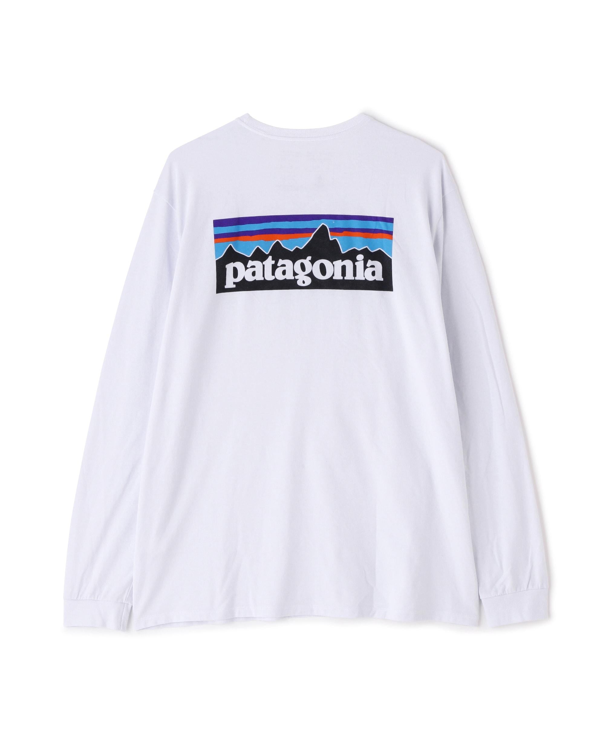 Patagonia/パタゴニア　メンズ・ロングスリーブ・P-6ロゴ・レスポンシビリティー ホワイト